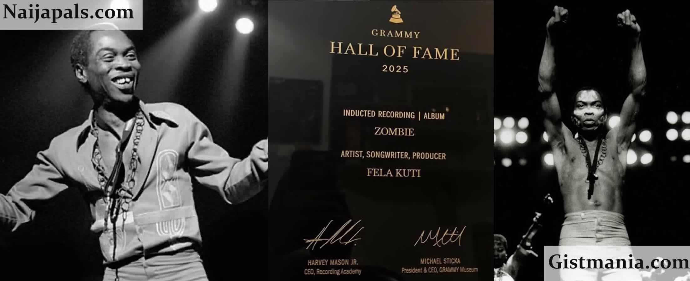 Fela Anikulapo-Kuti’s &#039;Zombie&#039; Marches Into History With 2025 Grammy Hall of Fame Induction