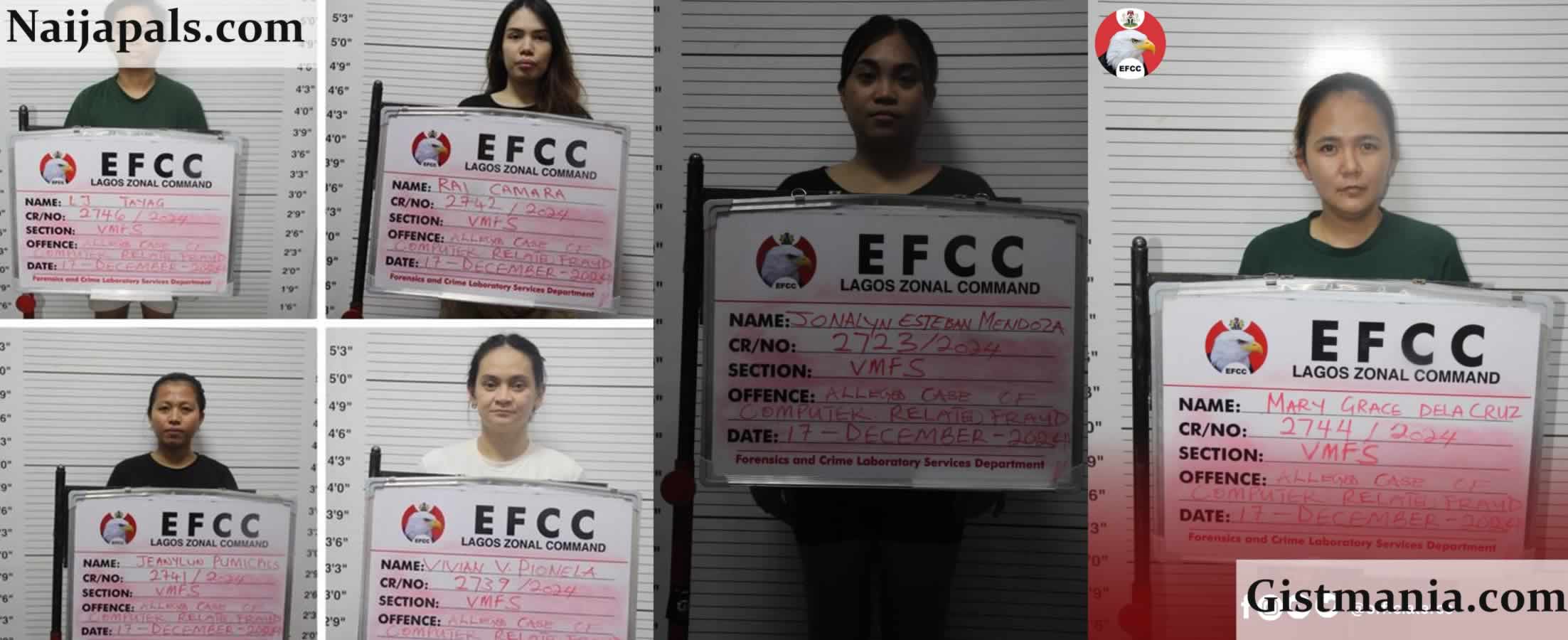 12 Filipinos Jailed In Lagos For Cyber-Terrorism, Internet Fraud (Photos)