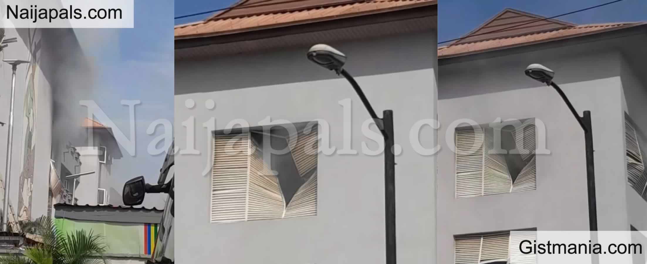 VIDEO: Fire Breaks Out at Ifako-Ijaiye General Hospital, Lagos