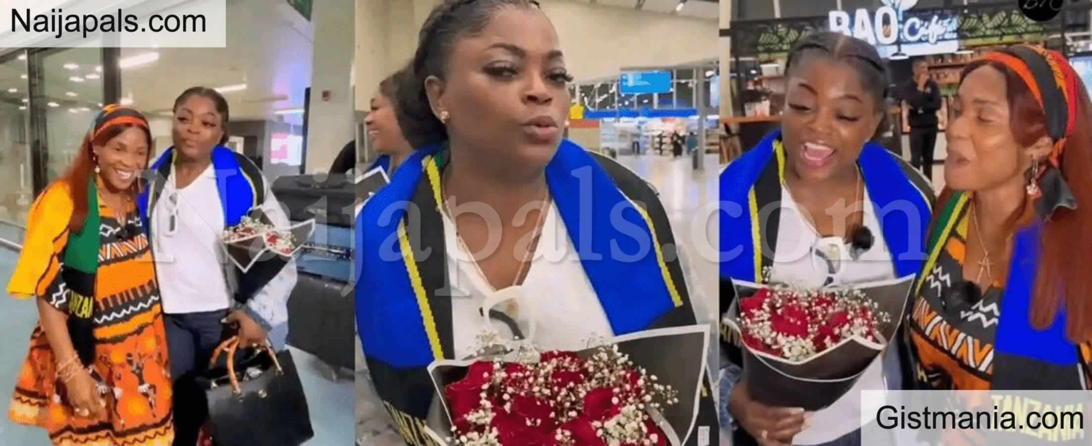 VIDEO&#059; Iyabo Ojo Welcomes Funke Akindele To Tanzania Ahead Of Priscilla’s Wedding Finale