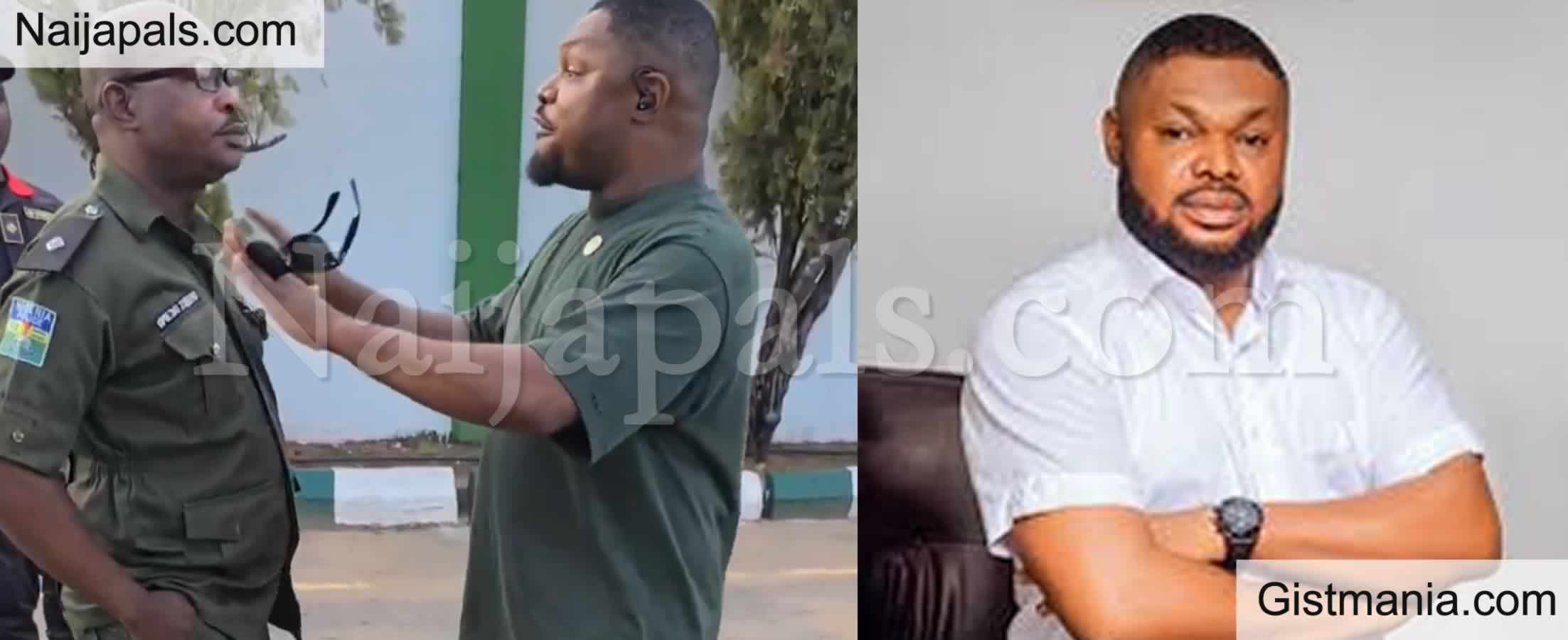 Activist Harrison Gwamnishu Goes on a Solo Protest to Delta Govt House Over Insecurity (VID)