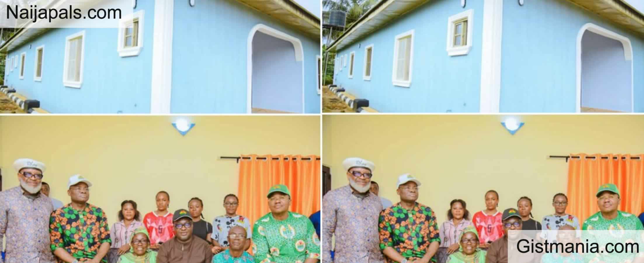 Junior Pope: Gov. A&#039;Ibom Gov. Eno Fulfills Promise Of Renovation Make-Up Artiste&#039;s Family House