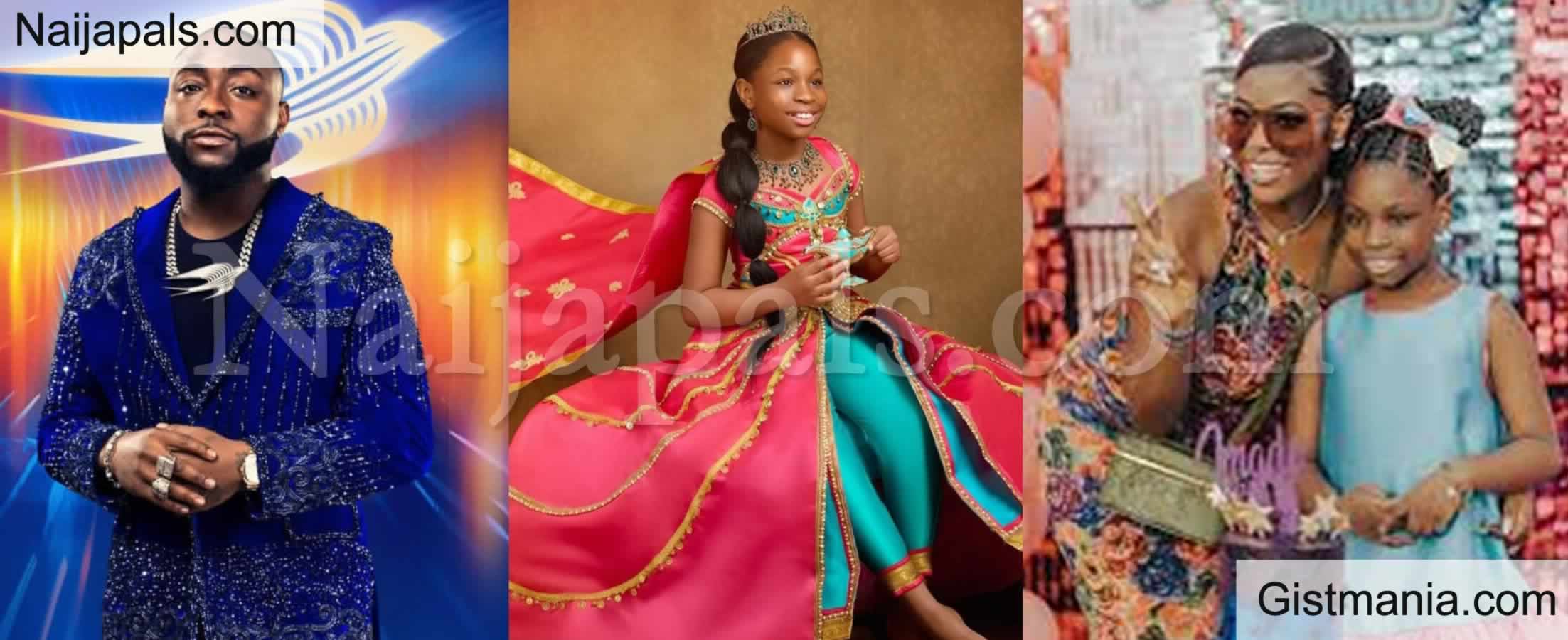 Singer, Davido Celebrates His First Daughter, Imade On Her 10th Birthday