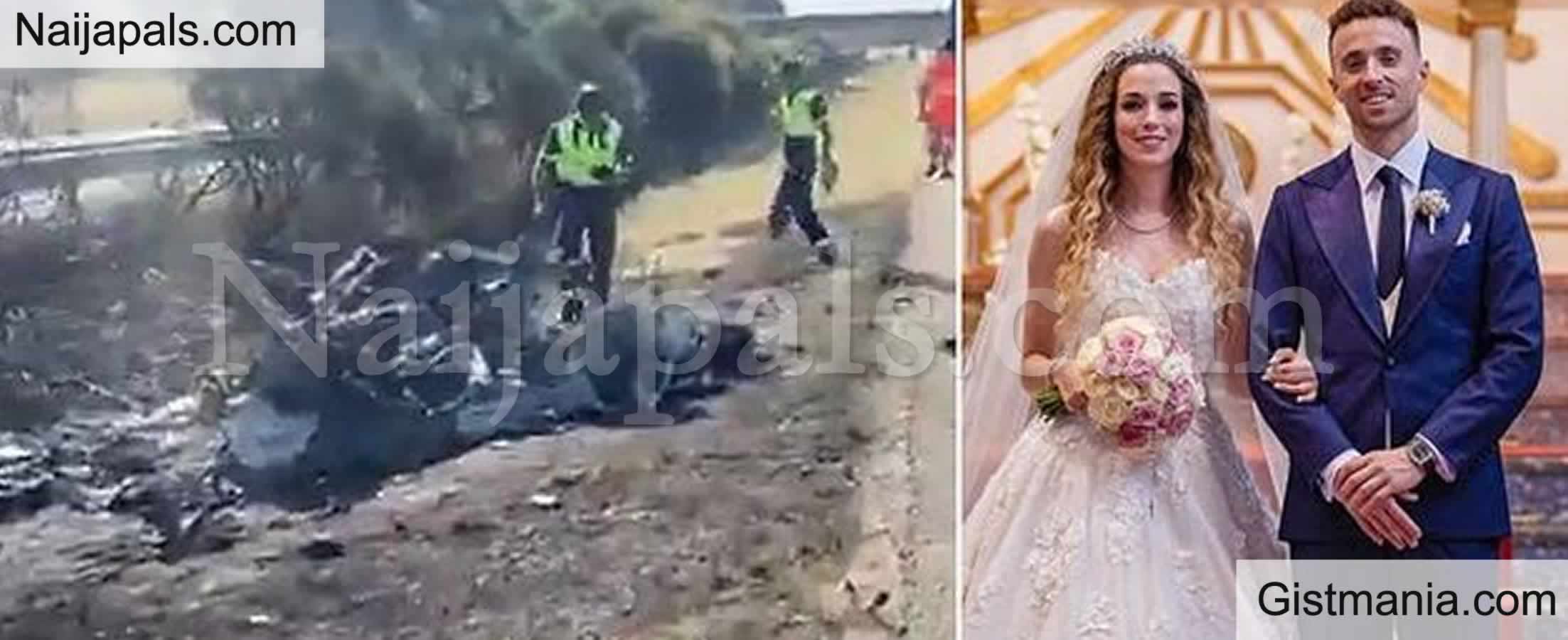 See What Remained of the Lamborghini That Killed Liverpool Star, Jota And His Brother