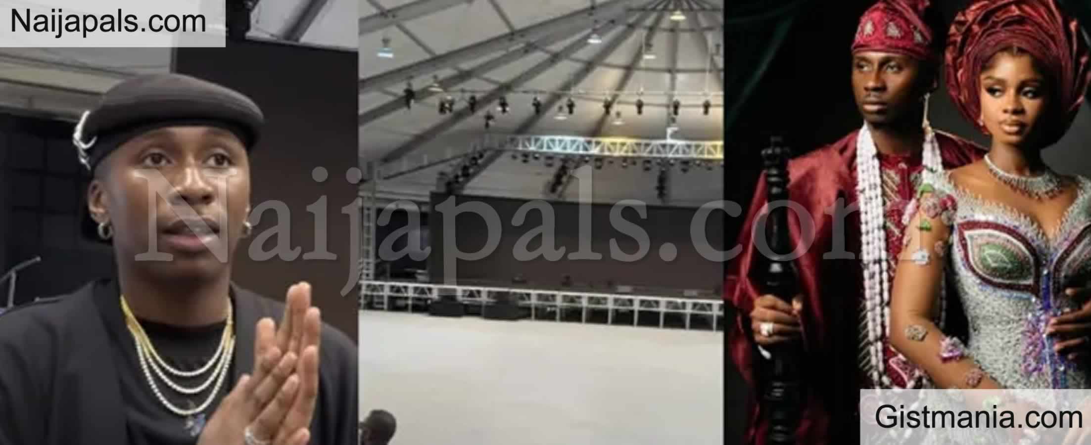 VIDEO&#059; Priscilla Ojo’s Husband Juma Jux Shows Off Massive Venue For Their Wedding