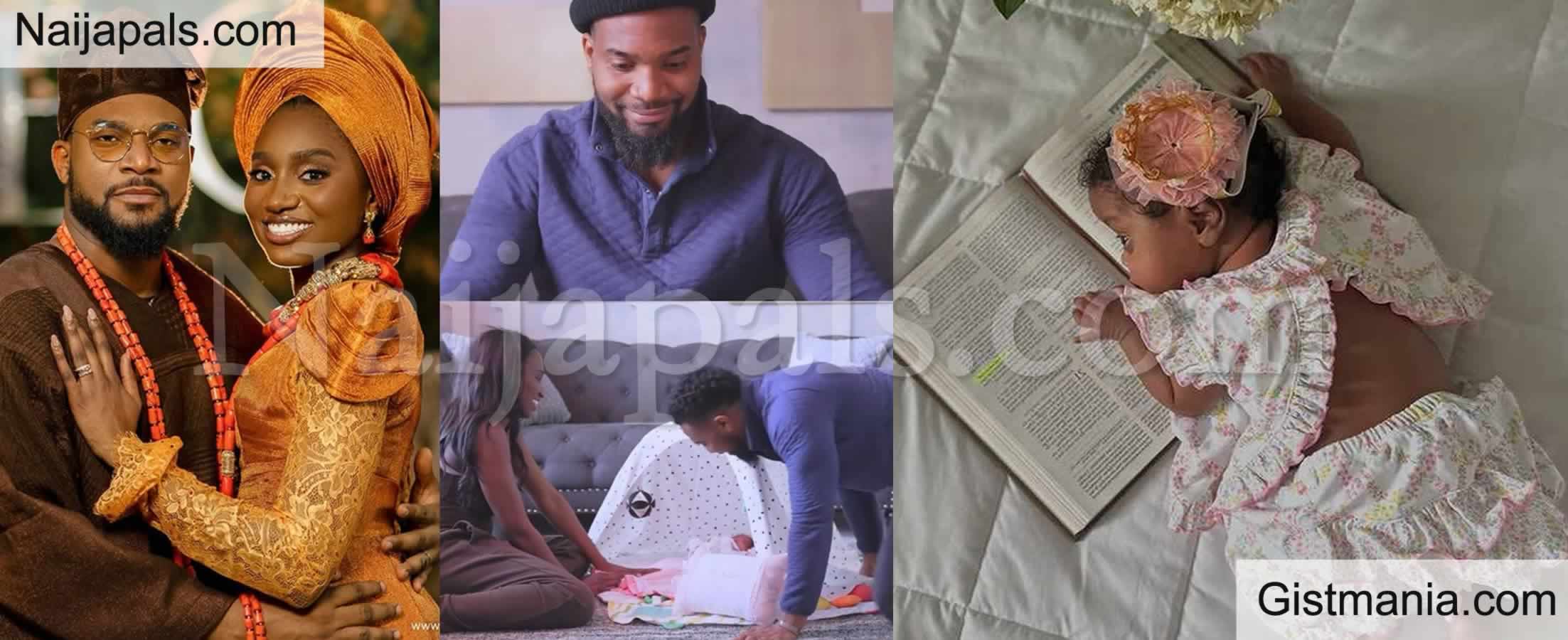 Actor Kunle Remi Shares a Glimpse of His New Born Daughter to Mark Her First Easter Celebration