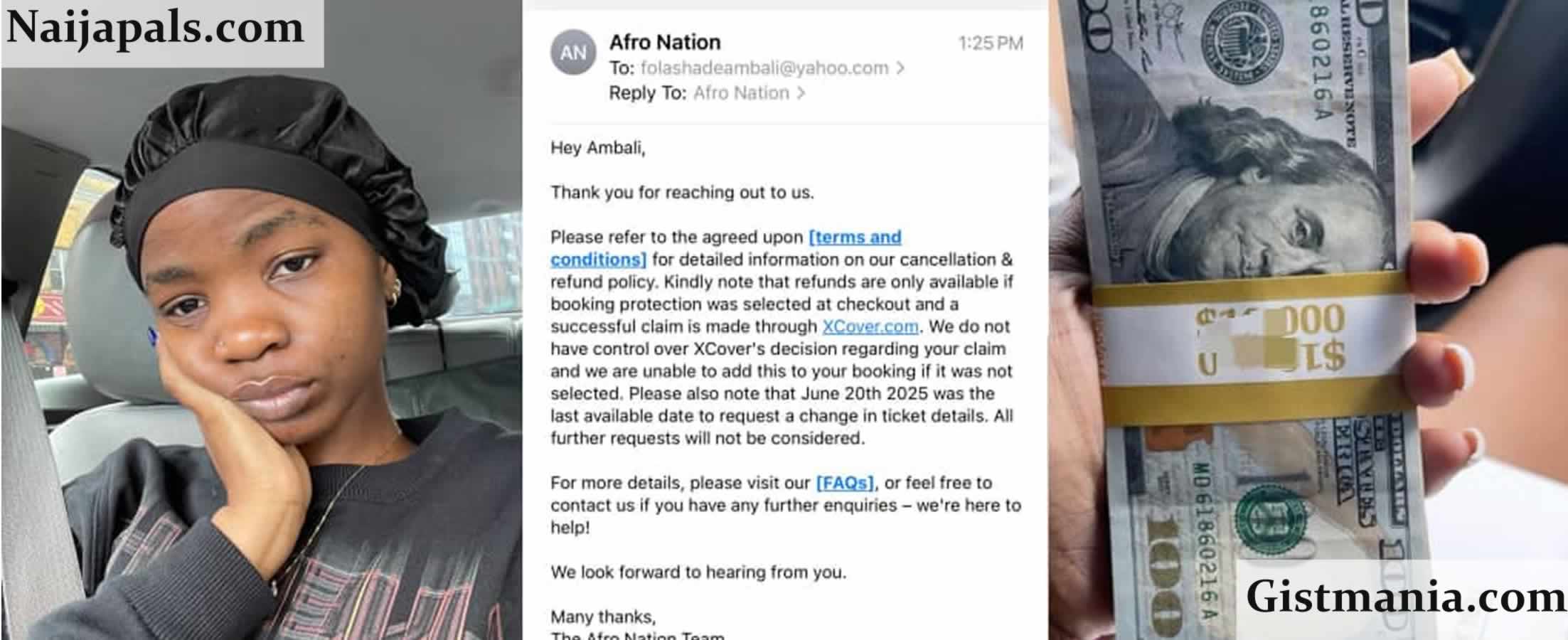 Afro Nation Accused Of &#039;Stealing&#039; As Woman Demands Refund for Canceled $1,100 Ticket
