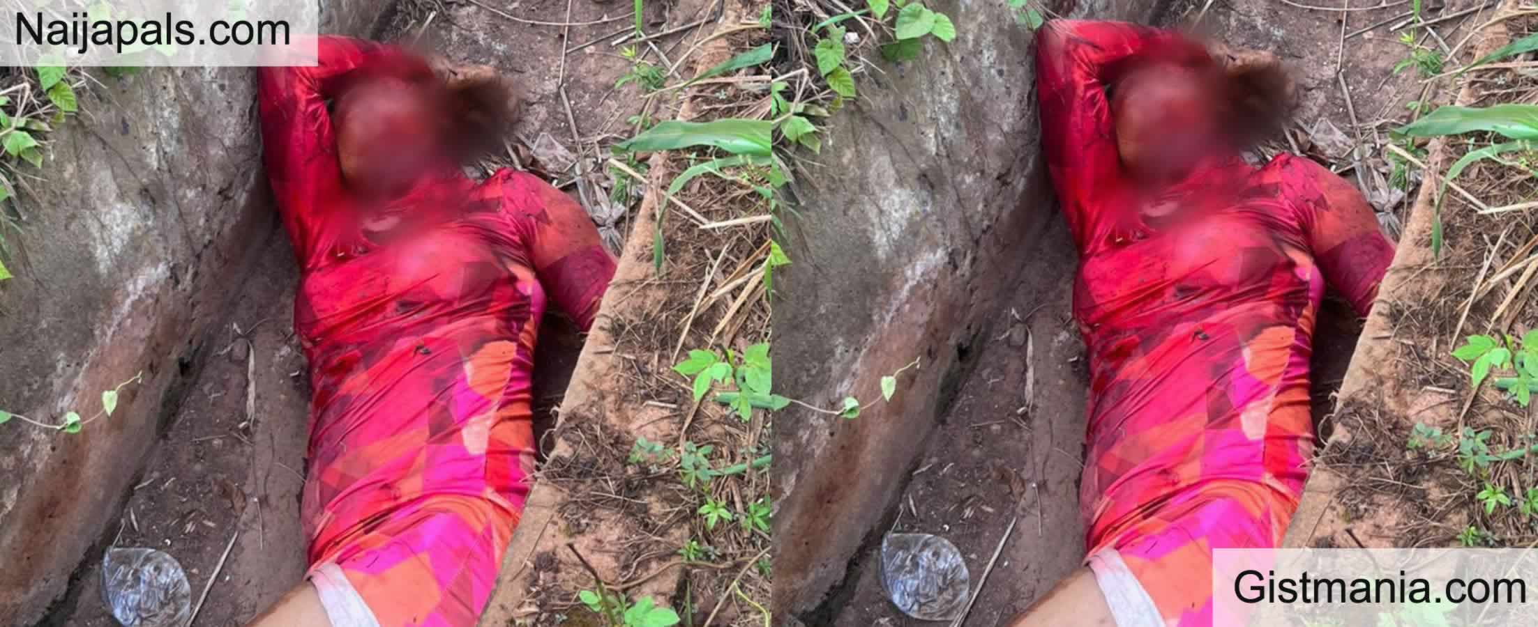 PHOTOS: Young Woman Brutally Murdered By Suspected Ritualists, Priv@te Part Removed In Ogun