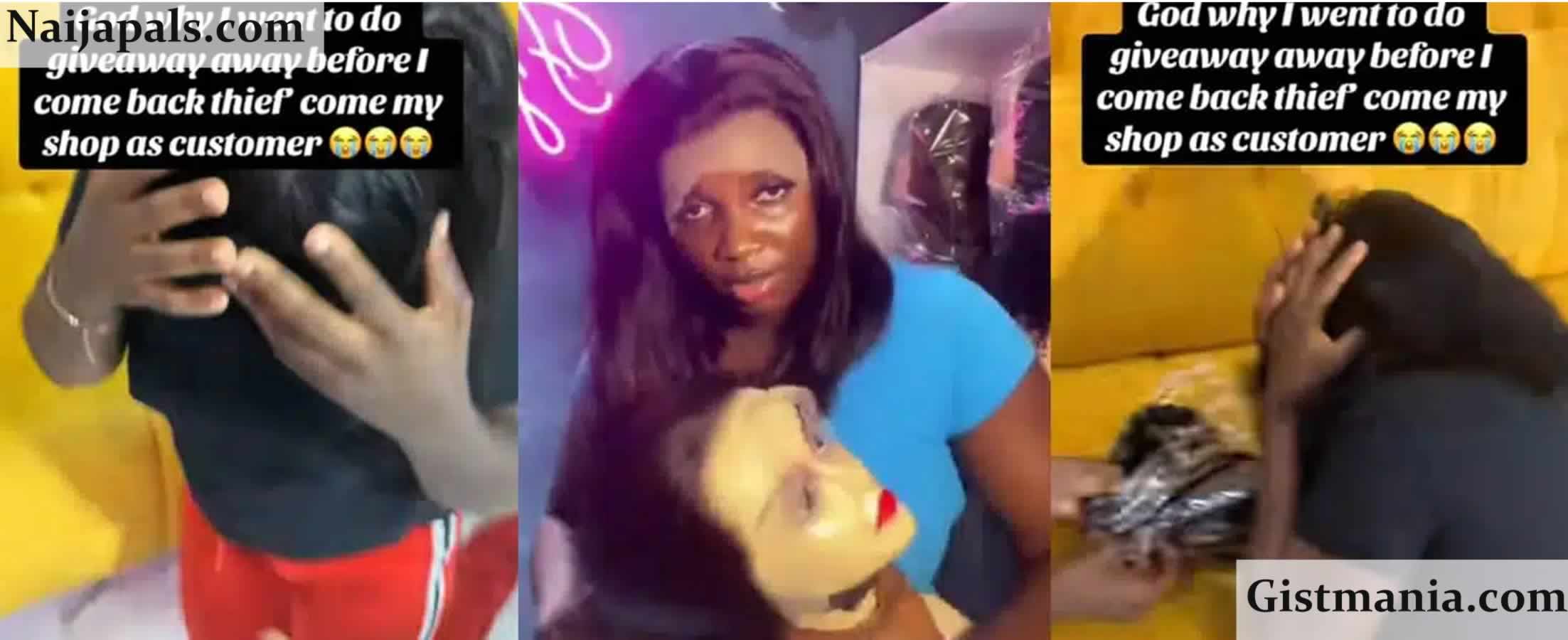 CAUGHT ON CAMERA! Hair Vendor Exposes Wig Thief In Viral TikTok Video