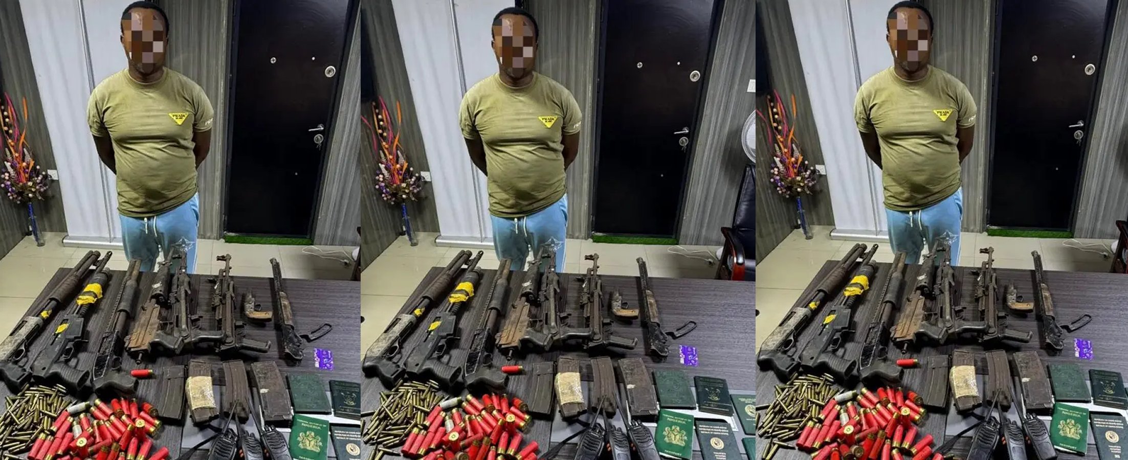 Most Wanted Lagos Killer, Cult Leader, Wasiu Akinwande Arrested, Weapons Recovered
