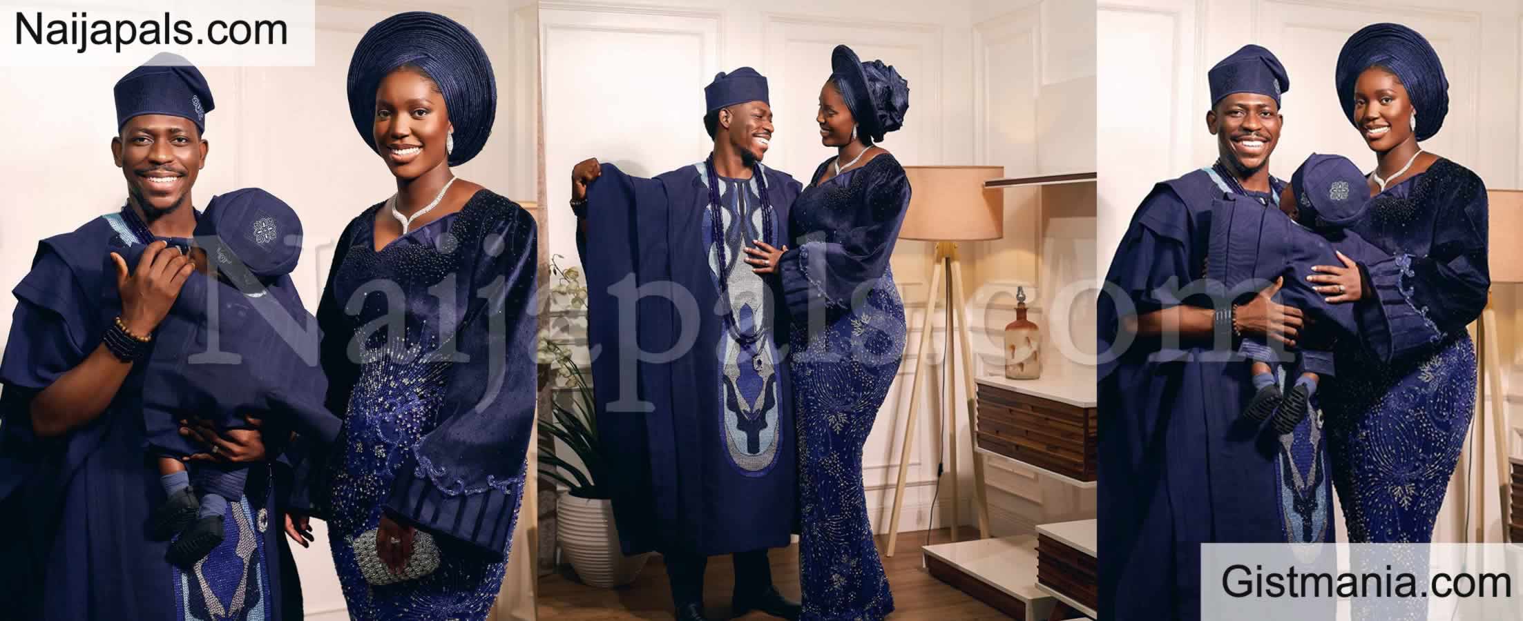 VID/PICS&#059; Singer Moses Bliss And Wife Marie Bliss Dedicate Their Son In Church