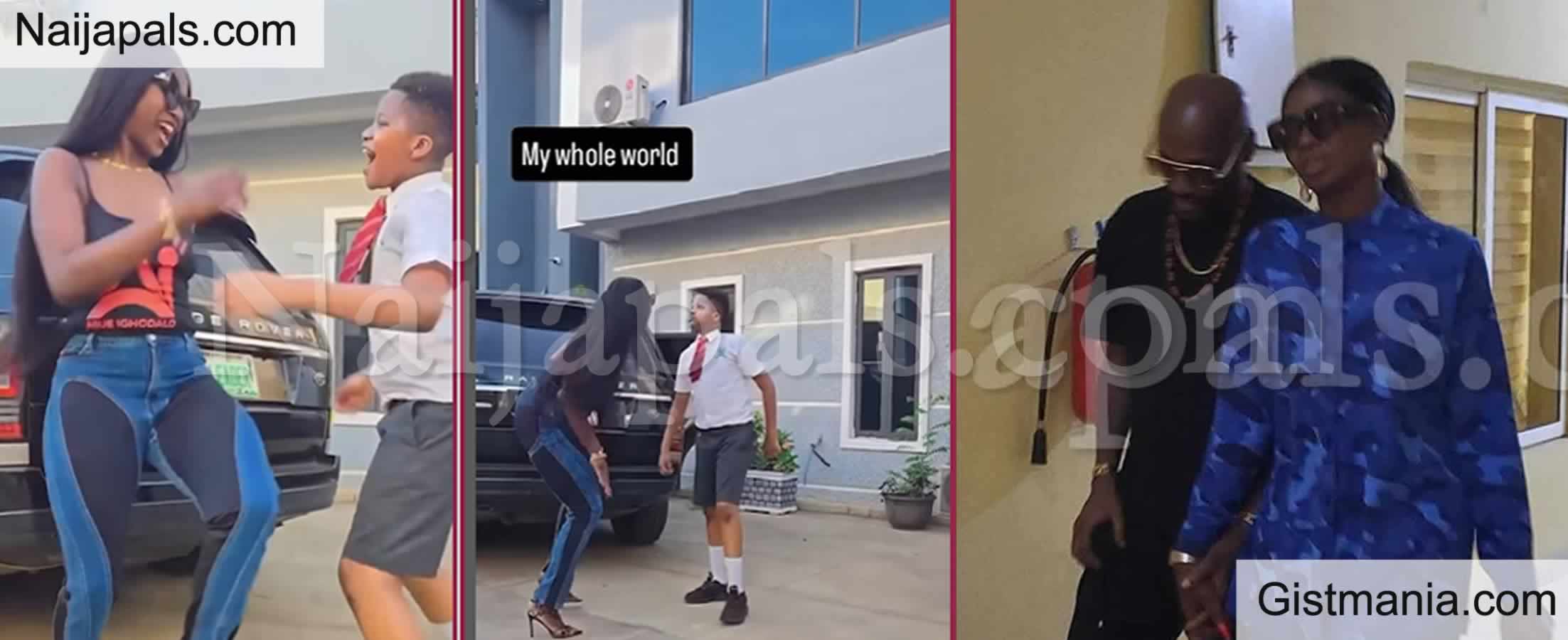 Honorable Natasha Idibia Shares Dancing Video With Her 10 Year Old Son