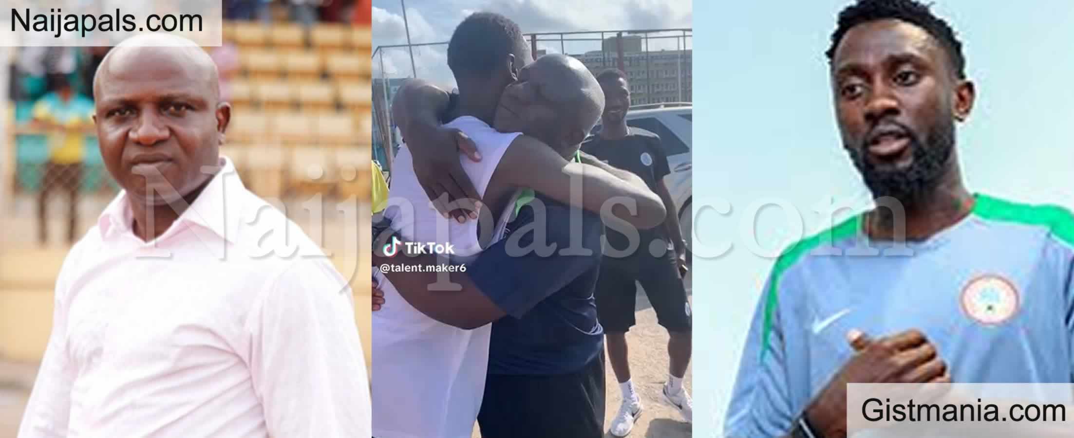Super Eagles Star, Wilfred Ndidi Surprises Ex-U-17 Coach, Nduka Ugbade With New Car (VID)