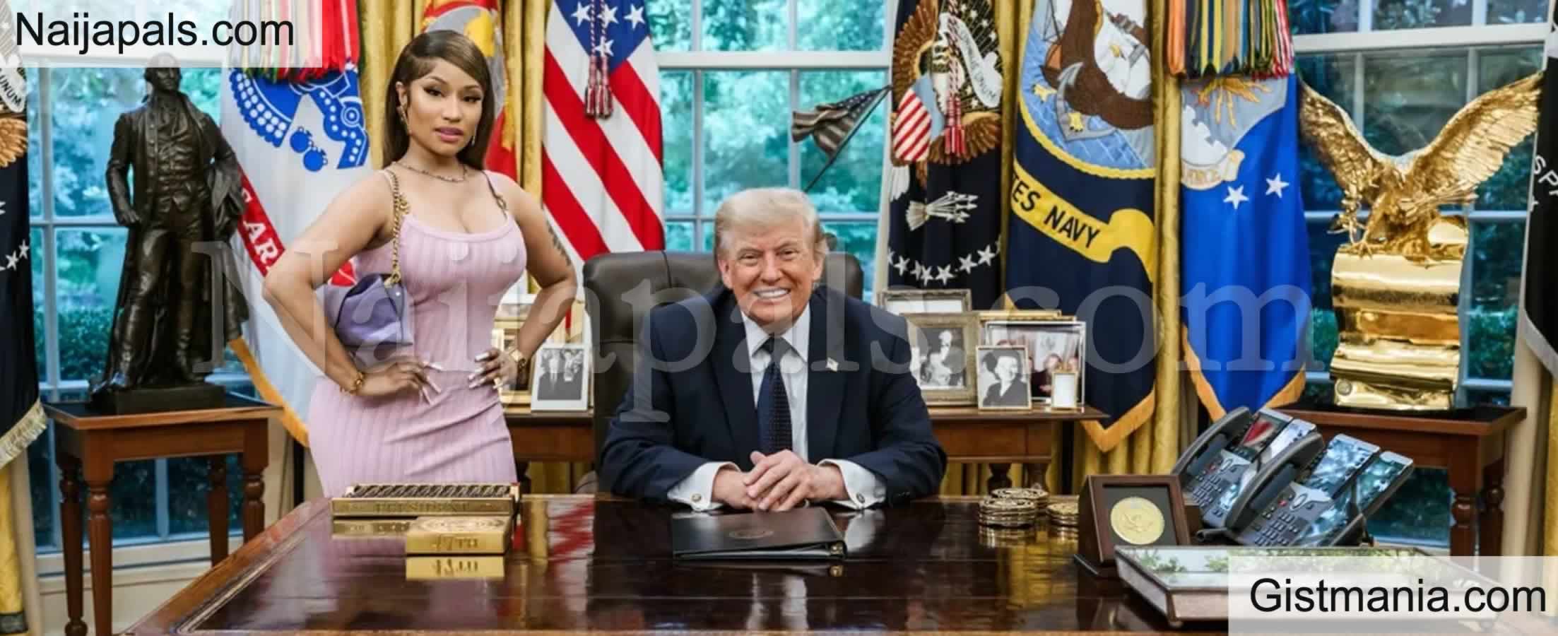 That's Hard to Miss - Trump Talks About Nicki Minaj’s Backside at Michigan Rally (Video)