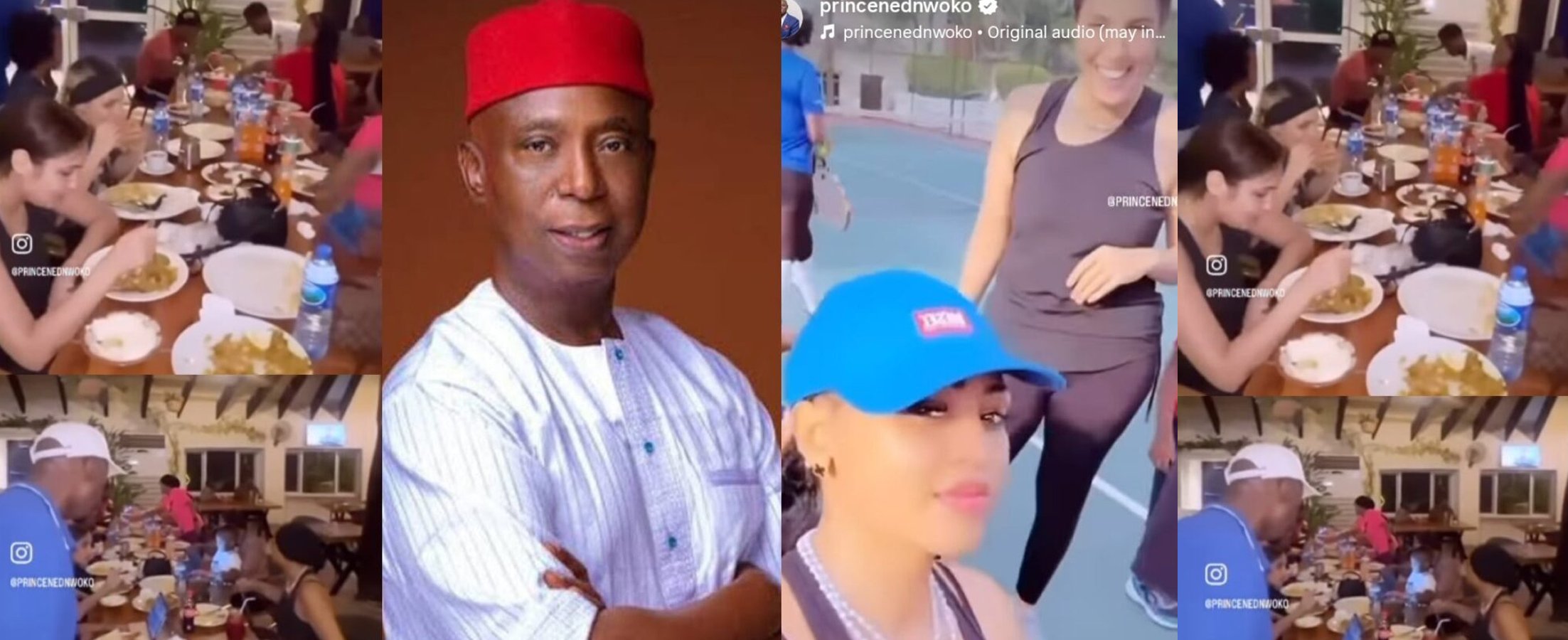 Reconciliatory Move! Ned Nwoko Shares Throwback Video Of Regina Daniels, Laila Charani With Kids