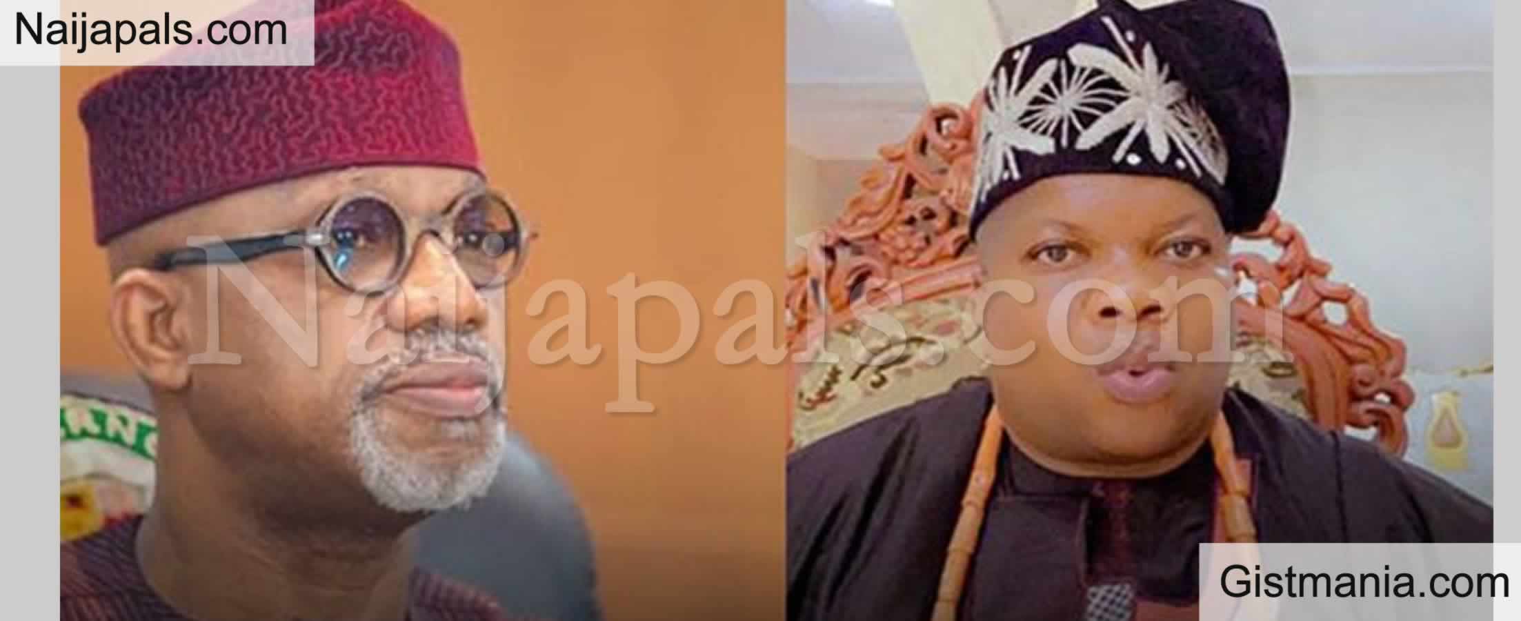 Ogun Govt Suspends Monarch, King Akinyemi Over Partisan Politics, Orders Him To Vacate Palace