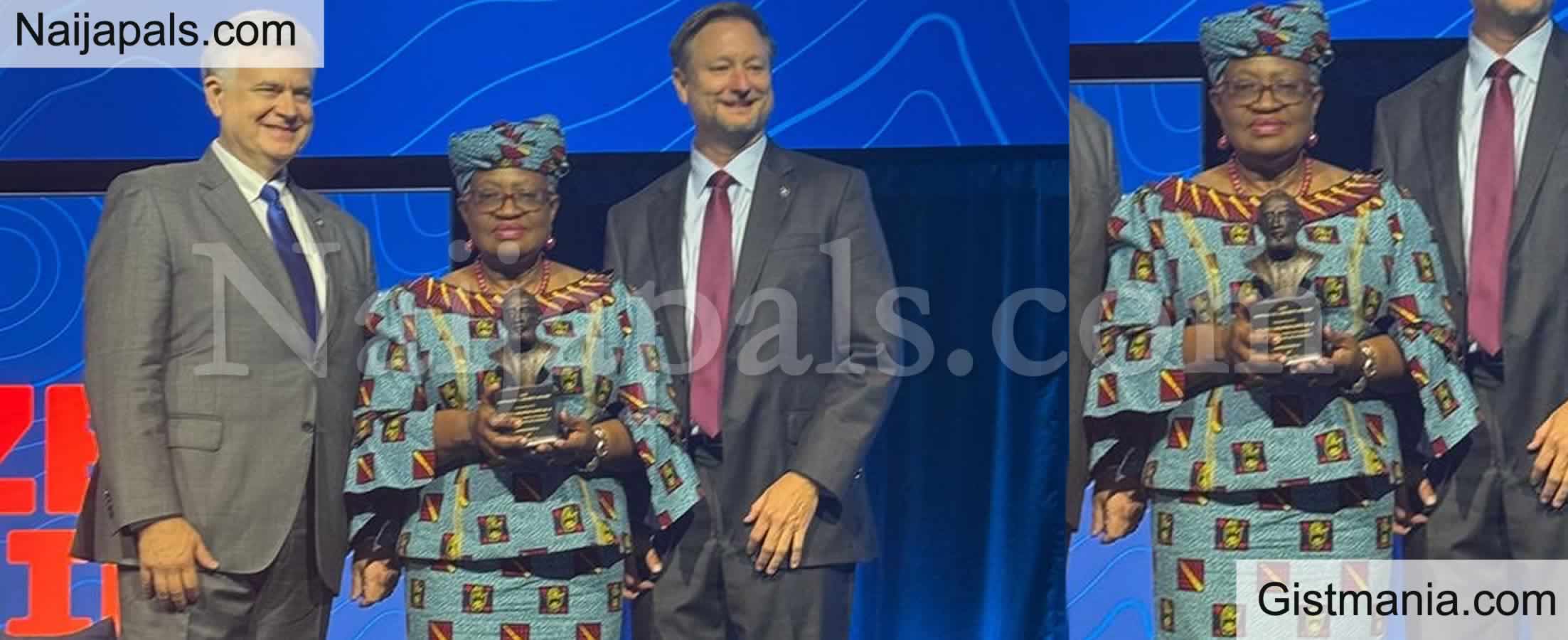 PHOTOS: Dr Ngozi Okonjo Iweala Receives The Prestigious Cressey Award for Lifetime Achievement