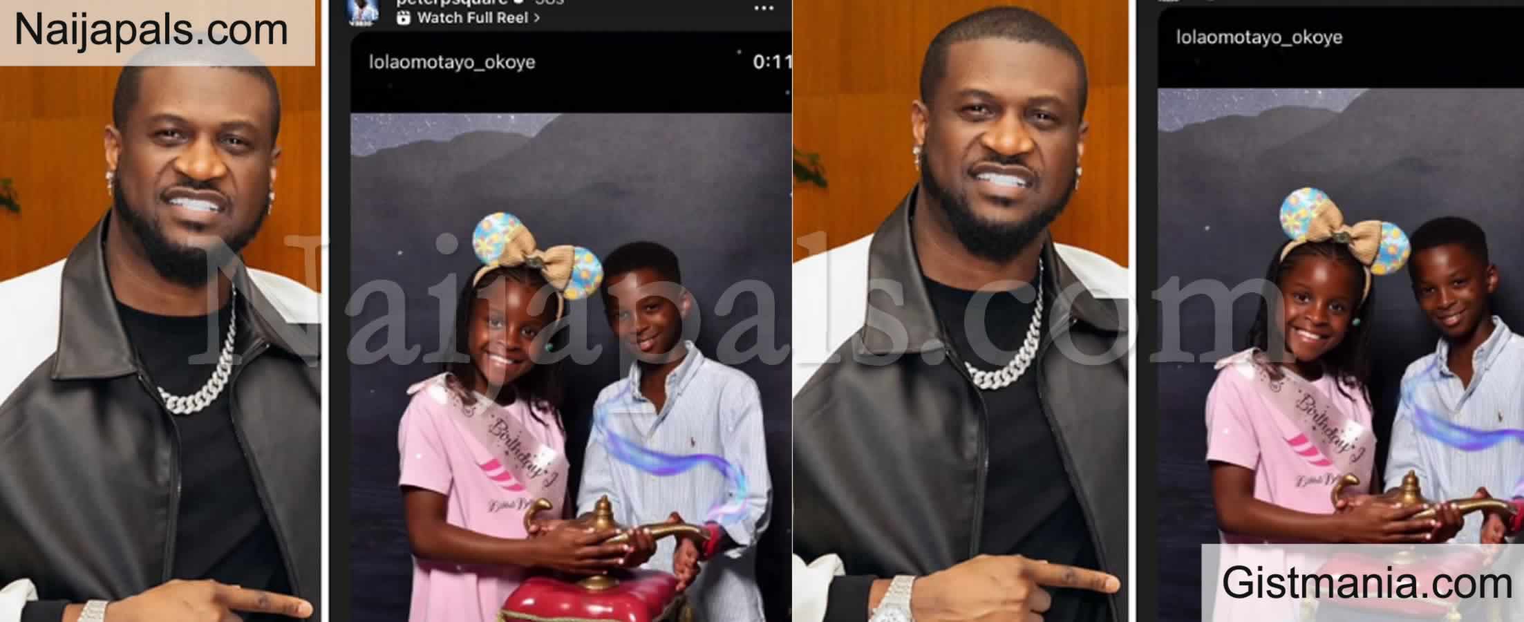 Peter Okoye & Wife Celebrates Paul&#039;s Twin Children As They Turn 8