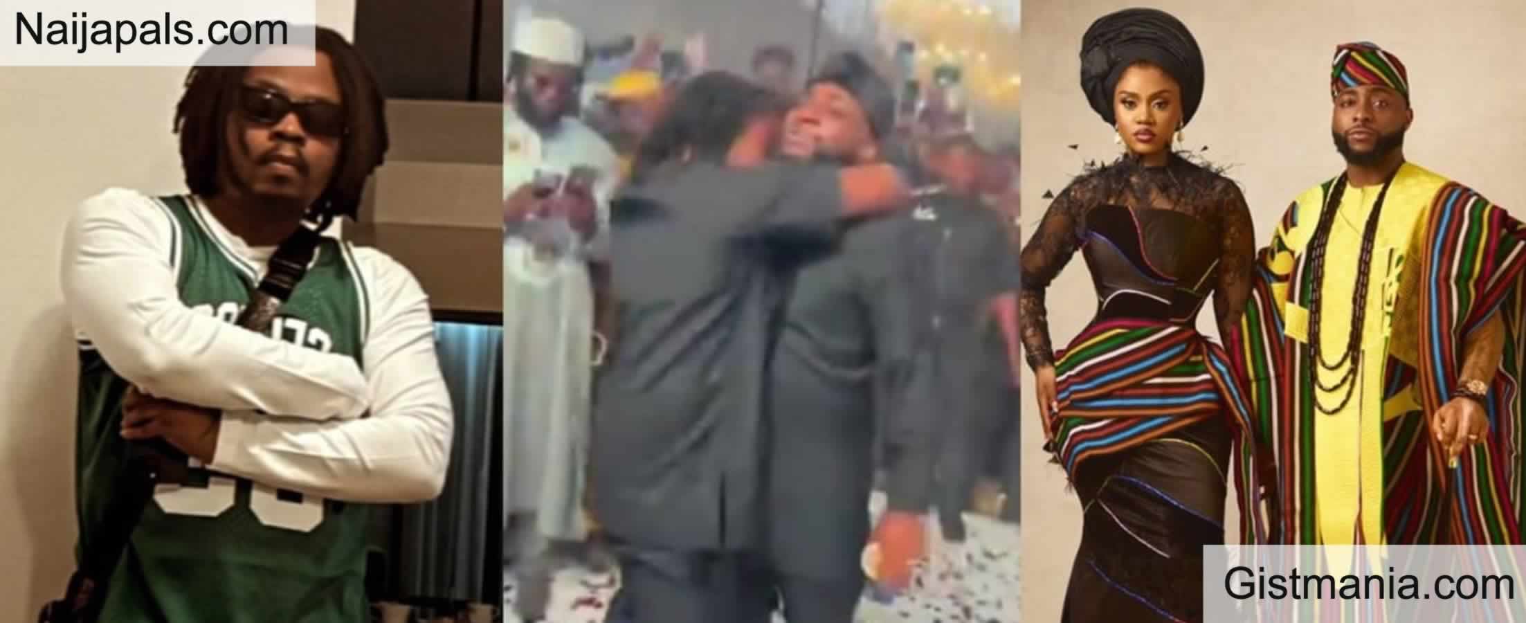 VIDEO: Moment Davido Goes Wild As Olamide Showed Up At His Wedding