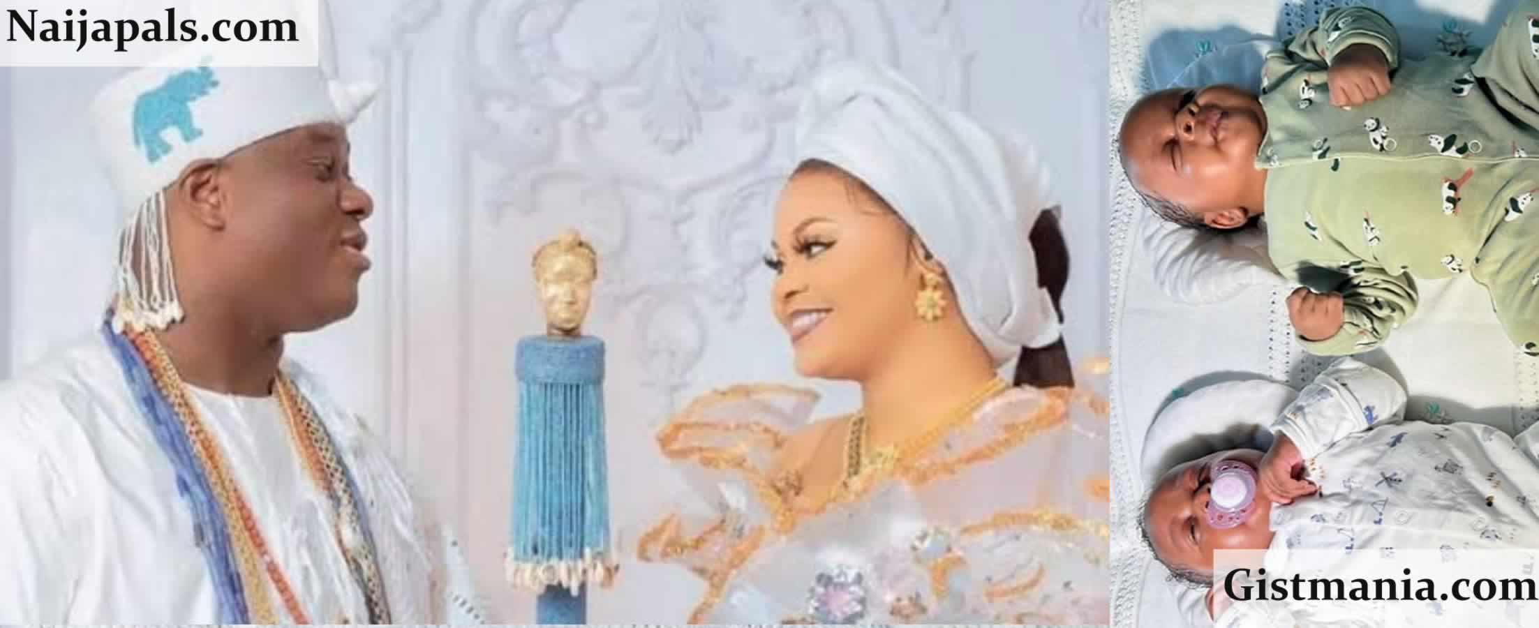 Ooni Of Ife And Olori Tobi Celebrate Twins&#039; First Birthday With Joyful Tributes