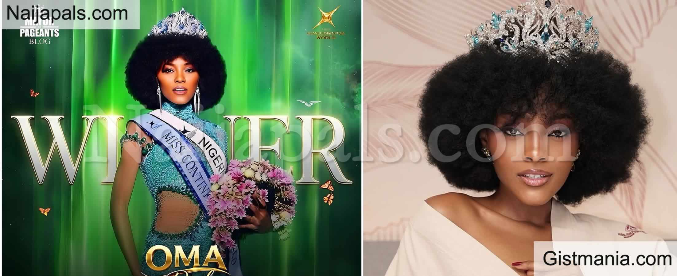 Nigerian Beauty Queen Oma Osele Crowned Miss Continental World 2026 in Thailand