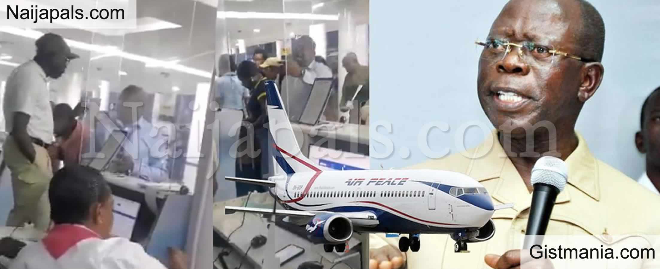 Fresh Update On Adams Oshiomhole vs. Air Peace Brouhaha at Lagos Airport