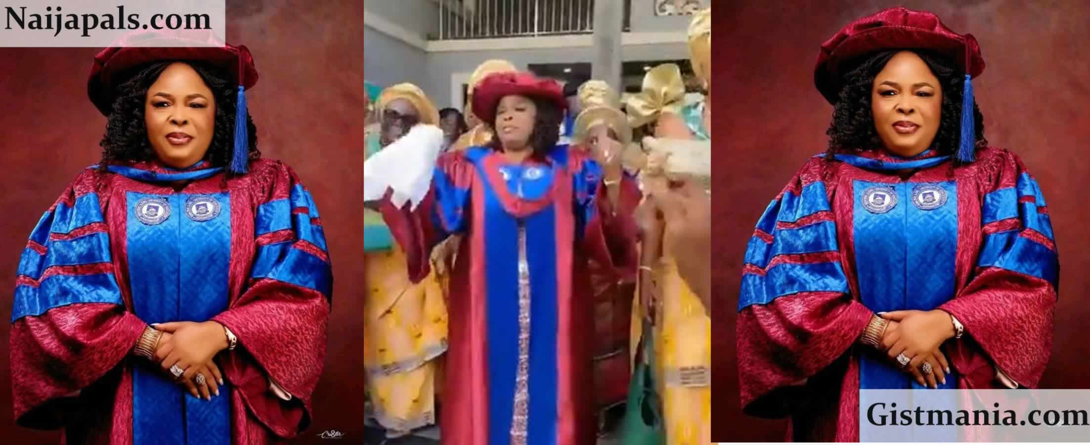 From First Lady to Doctor: Patience Jonathan Honoured With PhD, Sparks Online Buzz (Video)