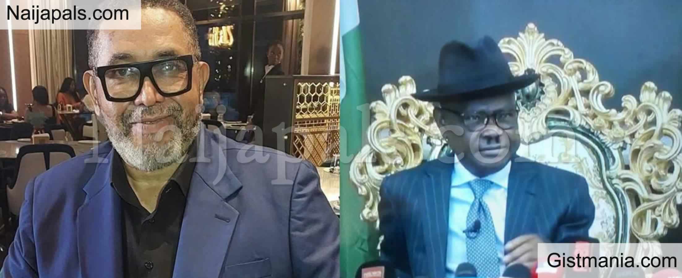 ‘Why Mount Throne To Address Nigerians?’ - Patrick Doyle Slams Wike Over Extravagant Chair At Media Briefing