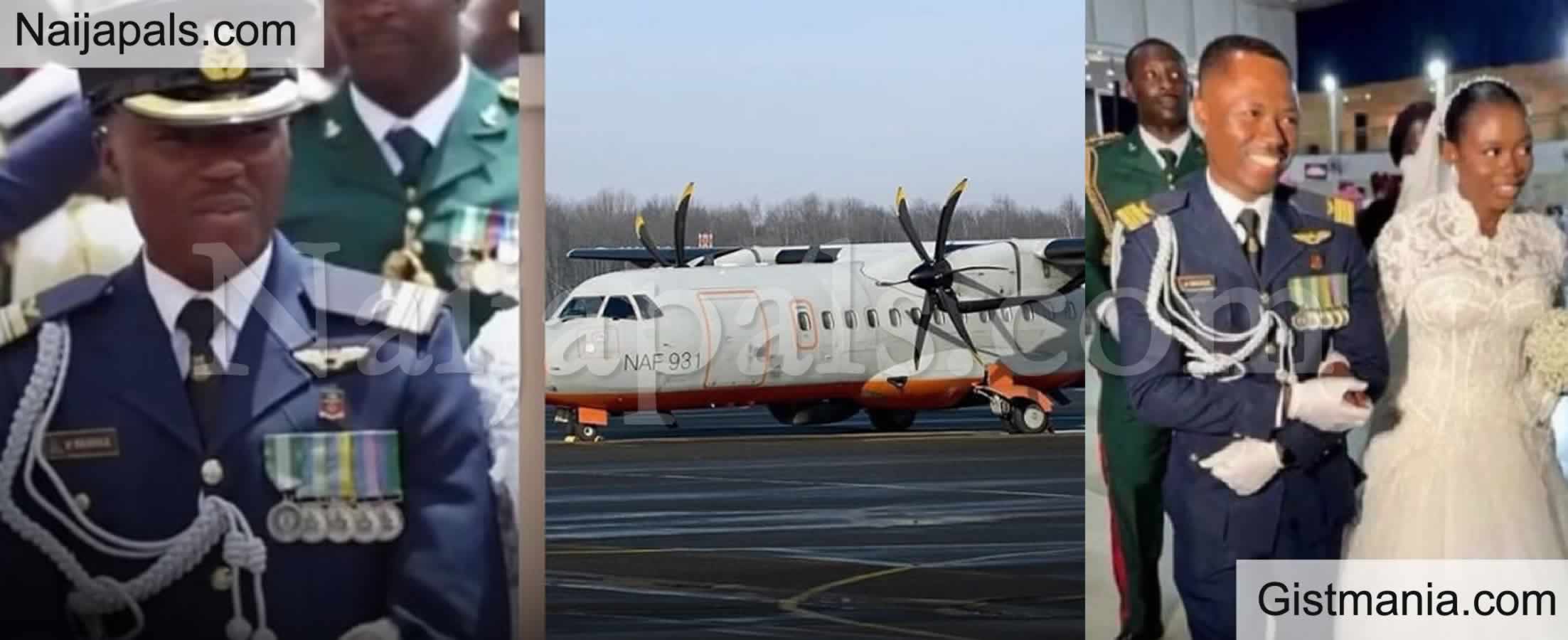 Squadron Leader & Pilot Of NAF Aircraft That Crashed In Ondo Got Married Just Two Weeks Ago