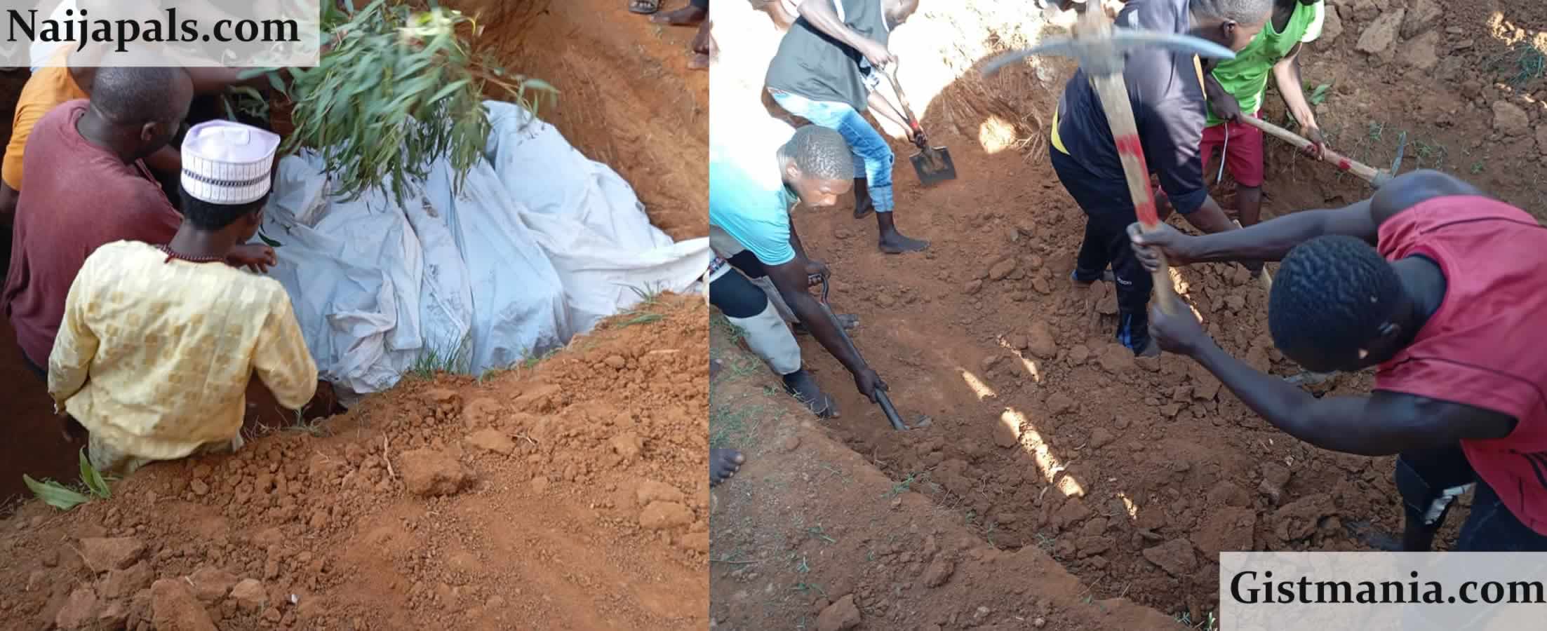 Plateau Mob Attack Victims Laid To Rest Amid Tears and Tight Security (Photos)