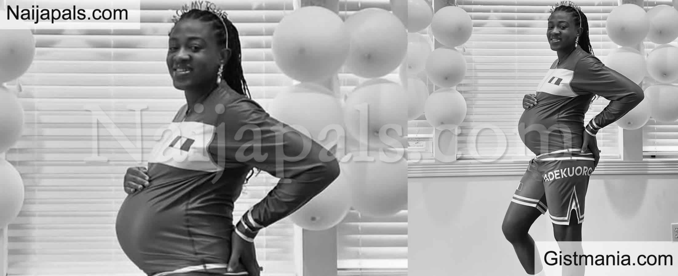 Nigerian Female Wrestler, Adekuoroye Welcomes First Child With Her Husband