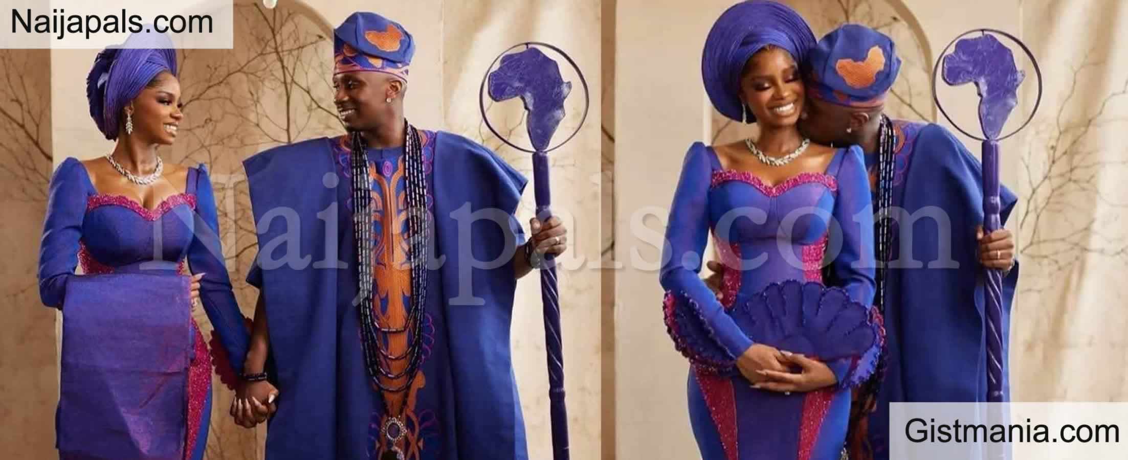 First Look of Priscilla Ojo & Her Groom Juma Jux As They Have Their Trad Wedding in Nigeria