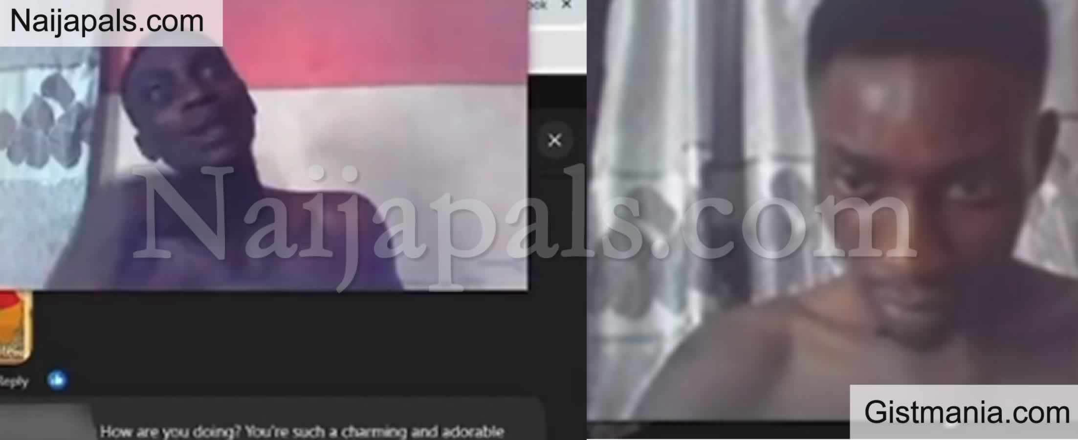 Nigerian Scammer Caught on Camera Thanking God For Finding a Victim Unaware He's Being Probed
