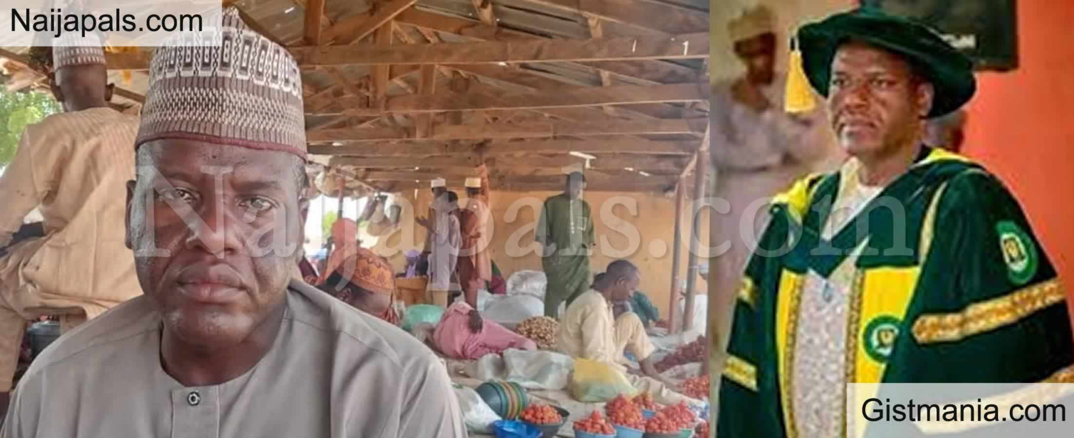 Meet Prof. Nasir Hassan-Wagini, a Nigerian University Professor Who Also Sells Vegetables