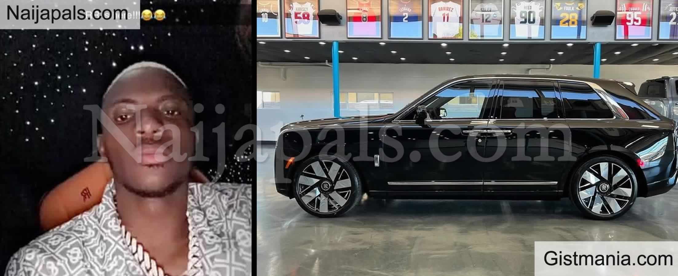 Super Eagles Victor Osimhen Splashes Millions of Naira on a 2025 Rolls-Royce Cullinan (VID)