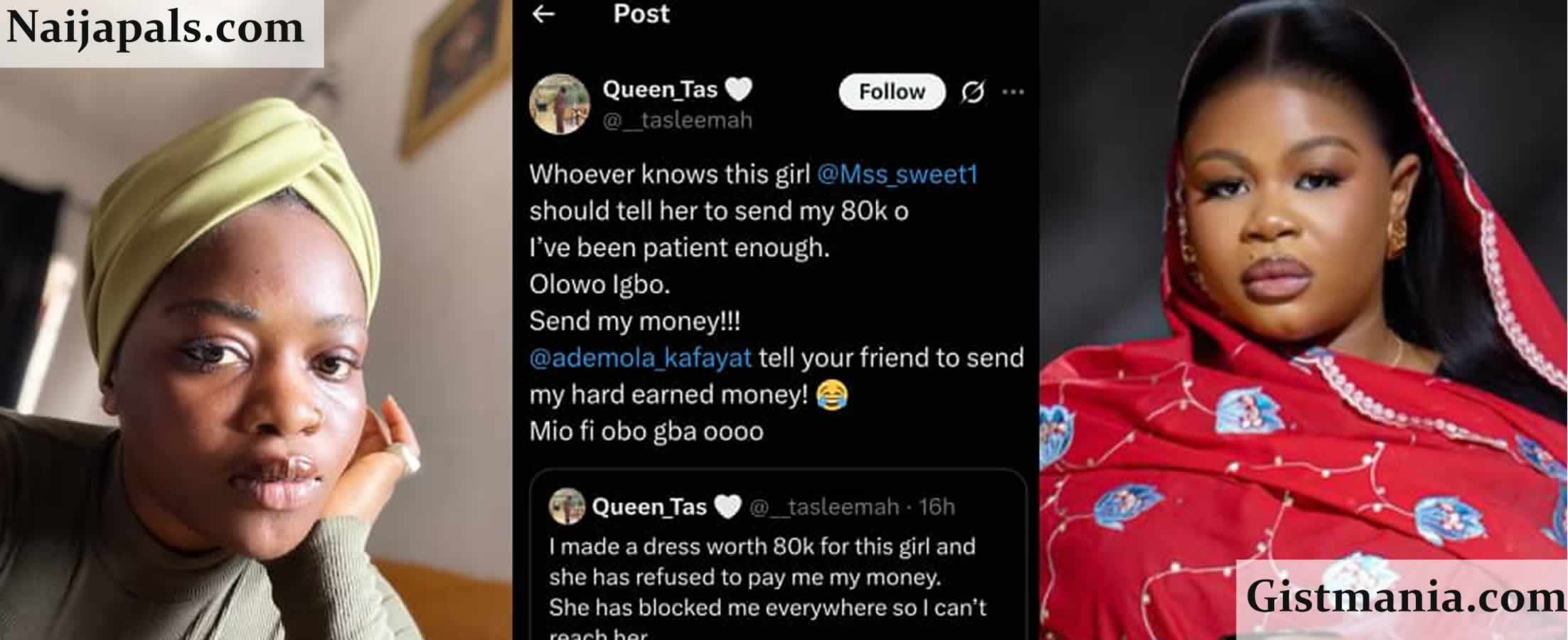 Fashion Designer Calls Out Client Over ₦80K Unpaid Dress, Sparks Social Media Uproar