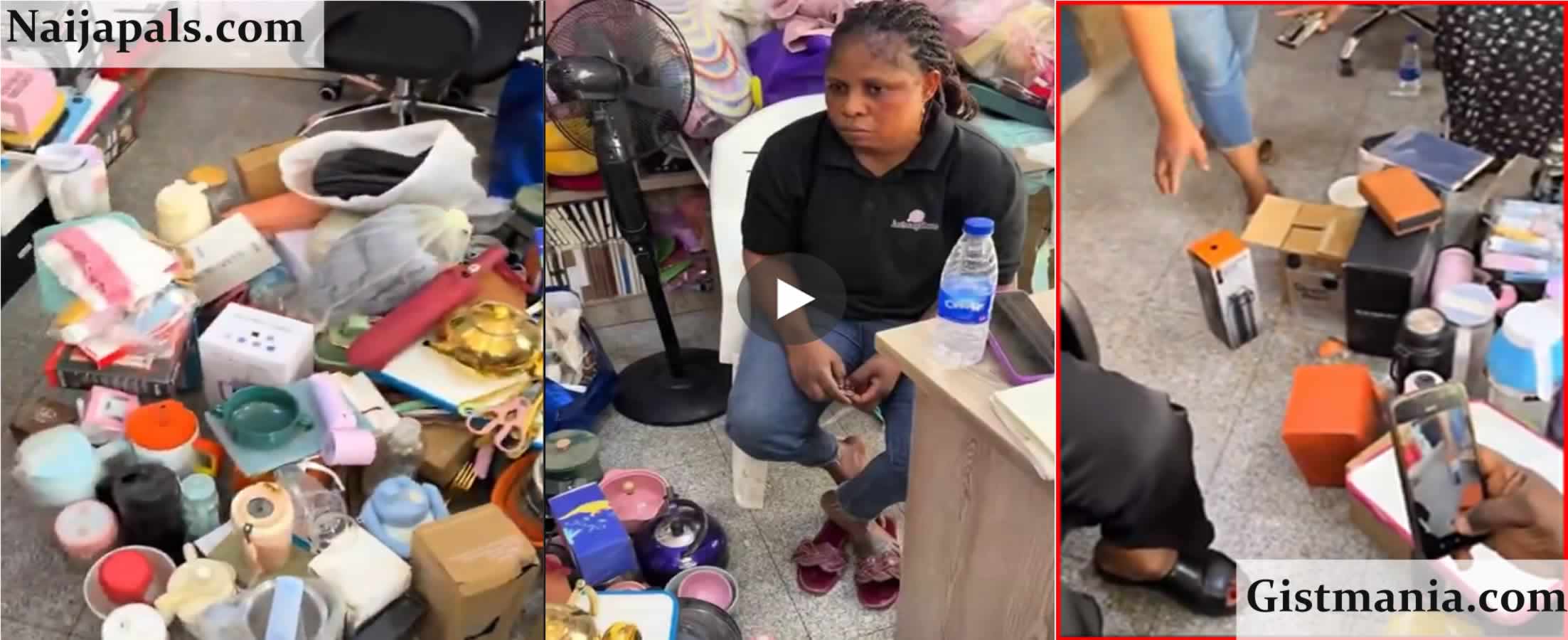 Salesgirl Faints After She Was Caught With Stolen Goods Large Enough to Start Her Own Business