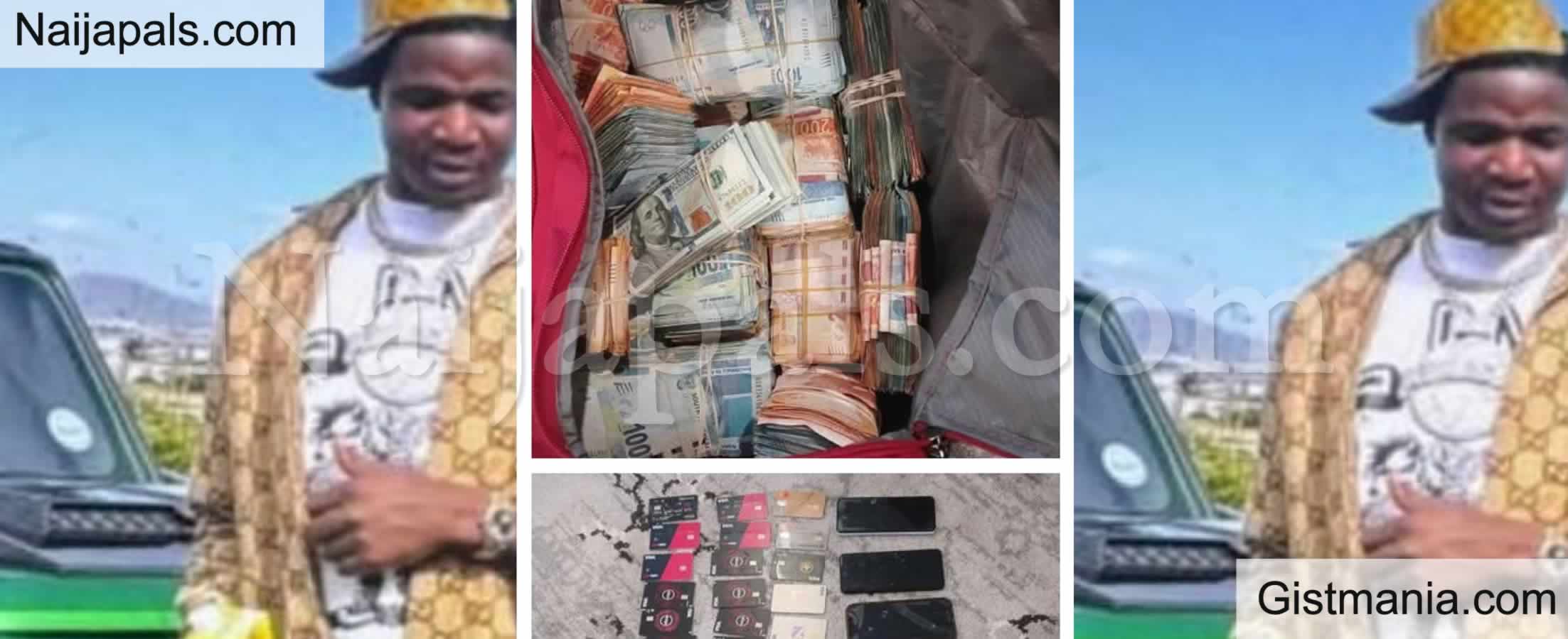 Nigerian National Arrested In South Africa With Over R1 Million Cash And Stolen Bank Cards