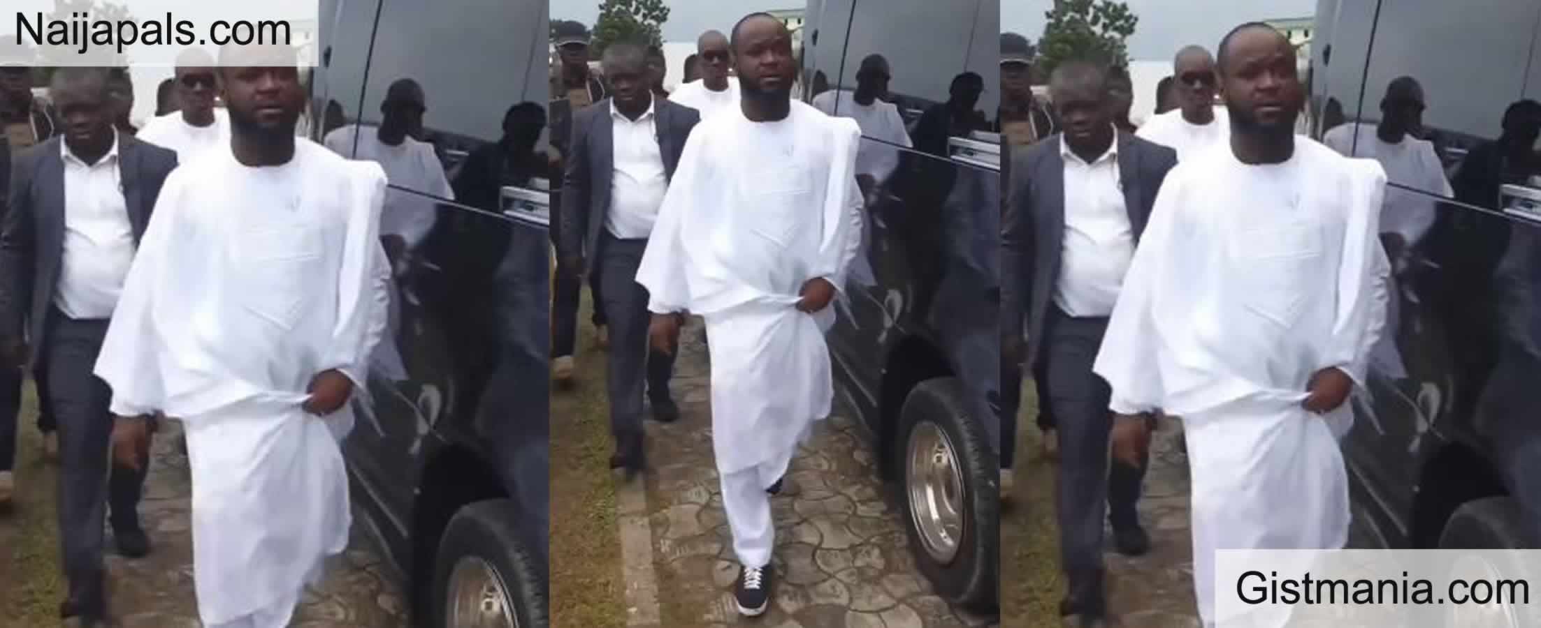 CHIVIDO2024: Video Of Seyi Tinubu Arriving The Venue Of Davido And Chioma’s Wedding