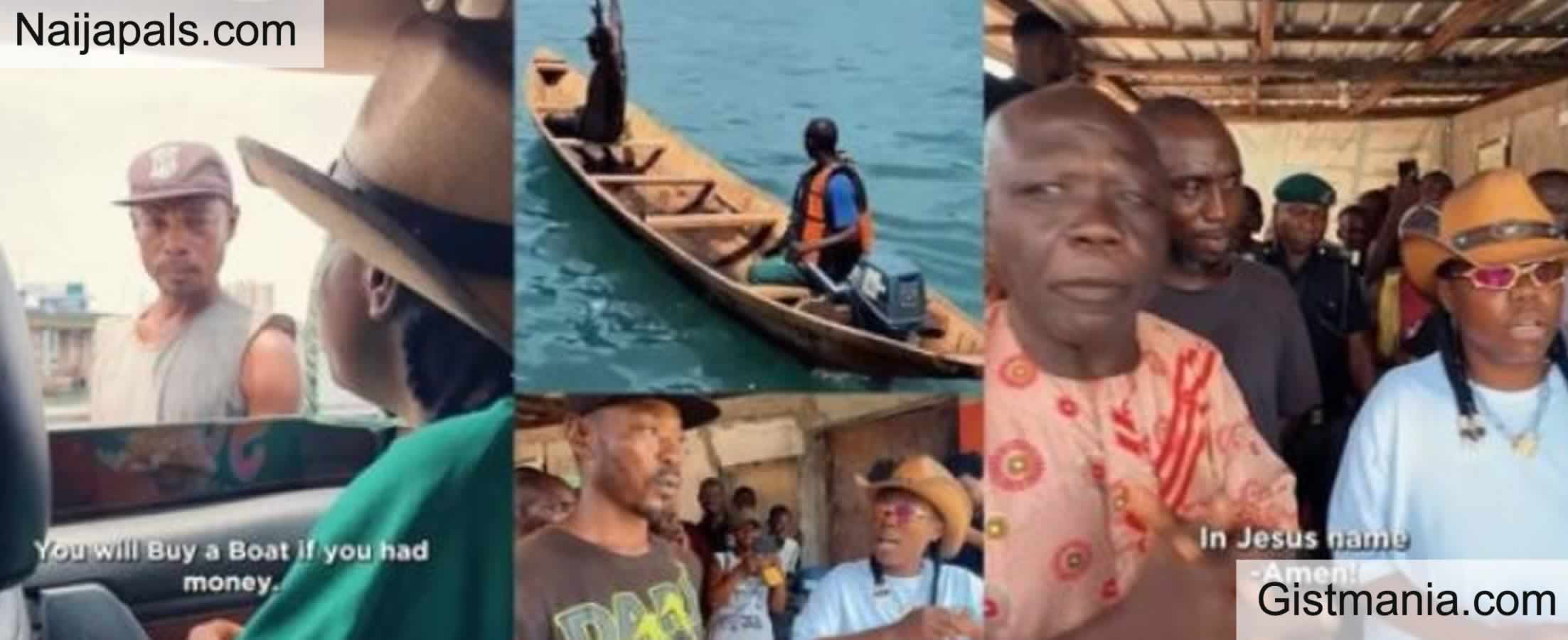 Singer, Teni Put Smile On A Fisherman&#039;s Face As She Gifts Him A Paddleboat