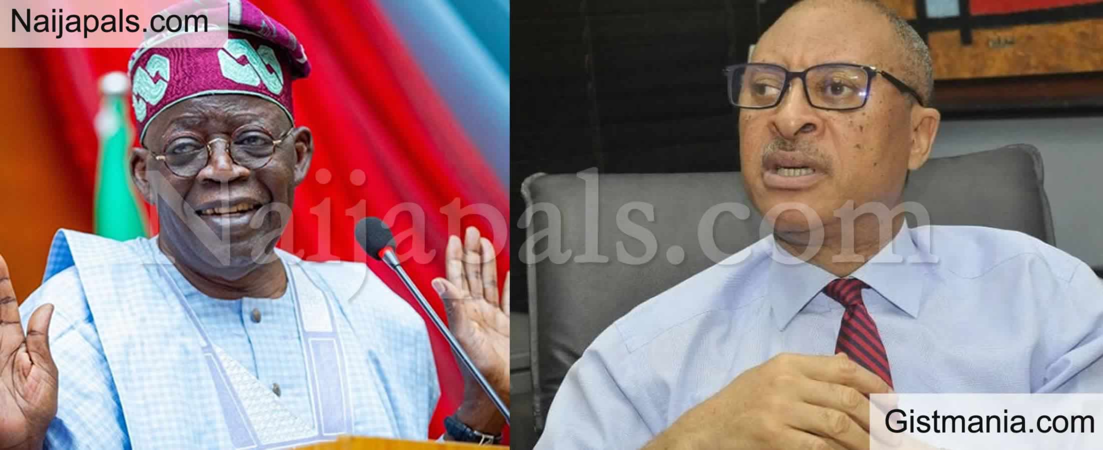 "Defend Your Achievements in a Live Debate!" - Pat Utomi Challenges Tinubu