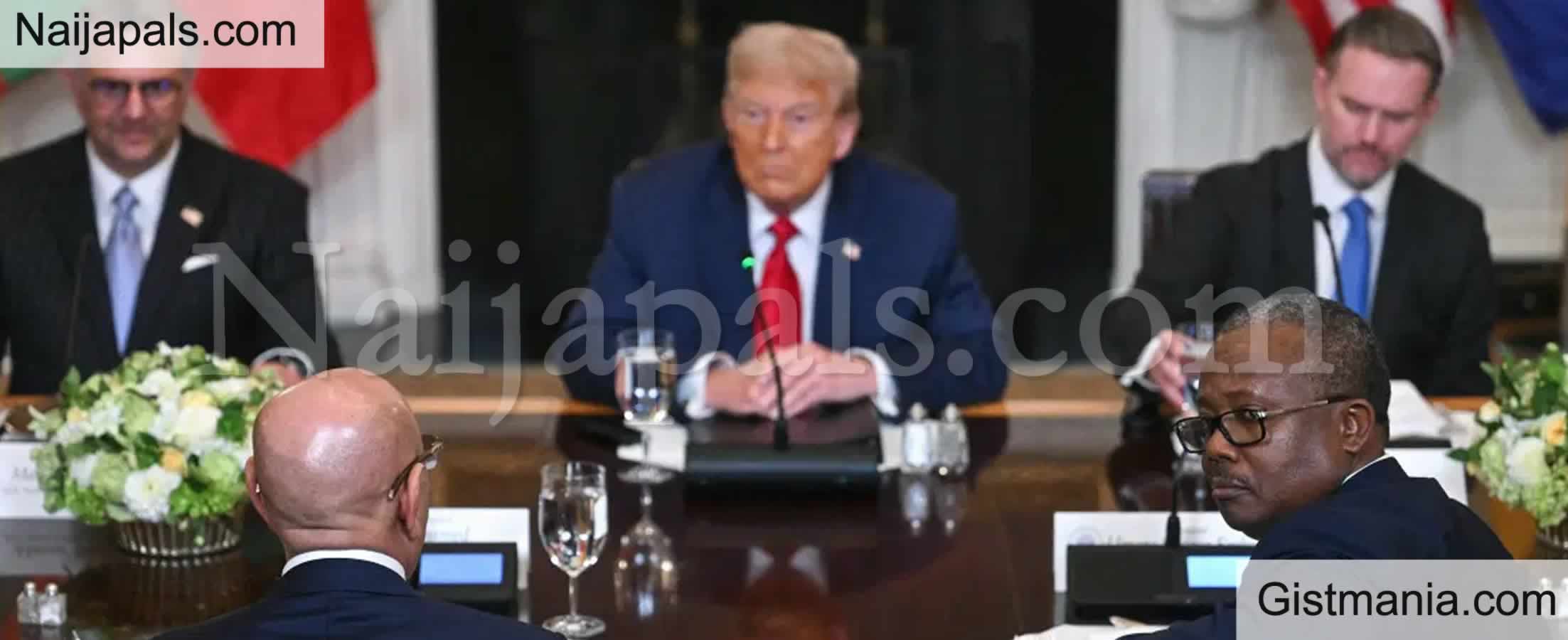VIDEO&#059; Where Did You Learn To Speak English? – Moment Trump Asks Liberia President