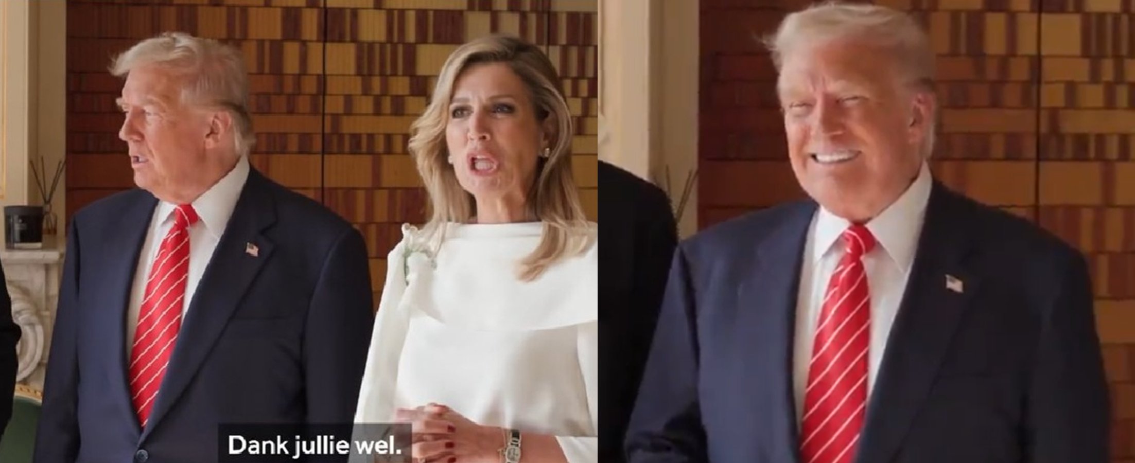 Watch As Queen Of Netherlands &#039;Mocks&#039; Donald Trump While Standing Next To Him