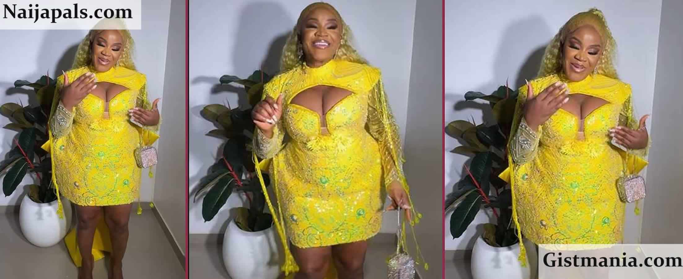 Nollywood Actress, Uche Ogbodo Dazzles in Yellow, Gives Thanks for Post-BBL Healing