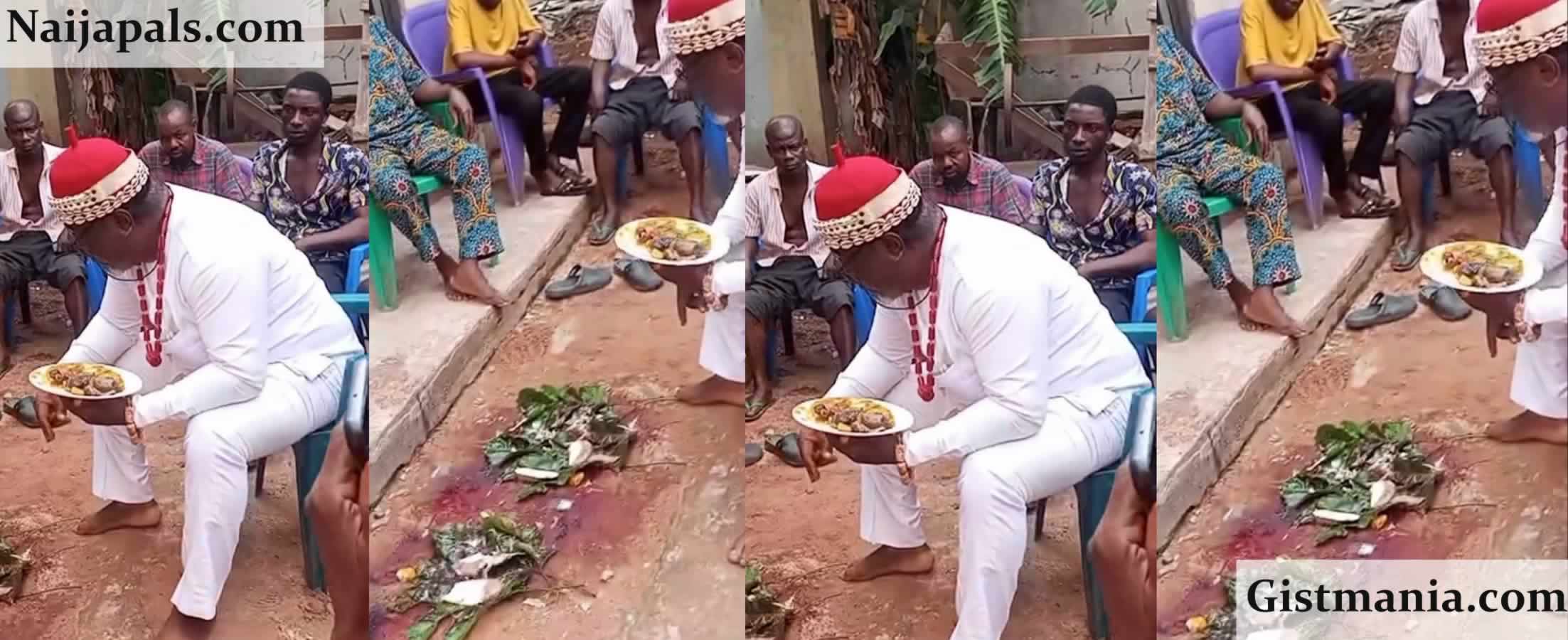 Actor Ugezu Ugezu Stirs Controversy with Viral Blood Ritual Video