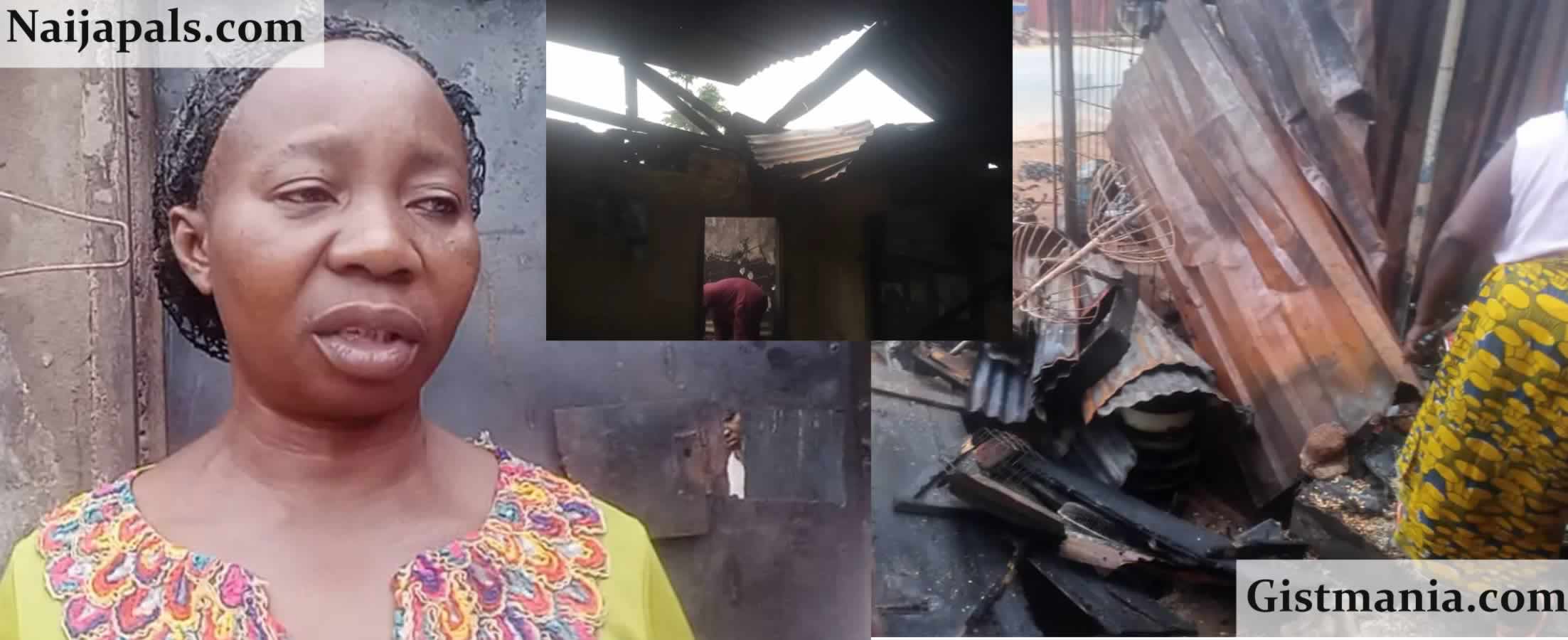 Fire Guts Wholesale Shop in Umuahia As Separate Theft Incident Deepens Traders’ Woes