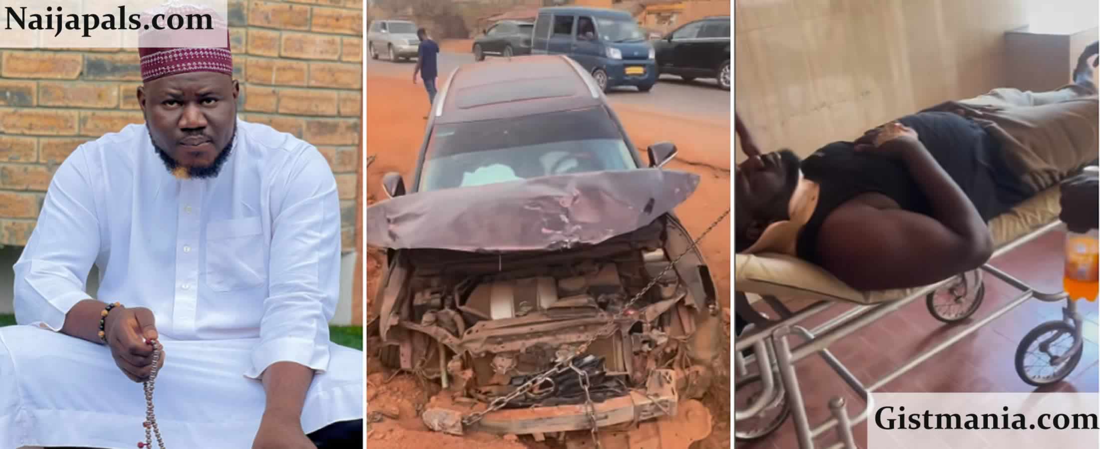 Content Creator, Untouchable Comedy Survives Terrifying Car Crash (Video + Photos)