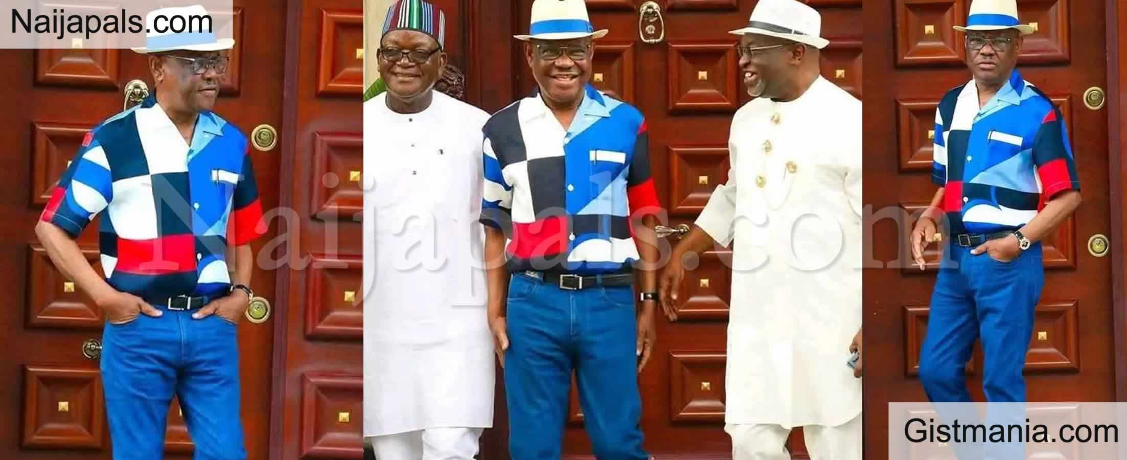PHOTOS: FCT Minister, Nyesom Wike, Turns Head as He Steps Out in Style