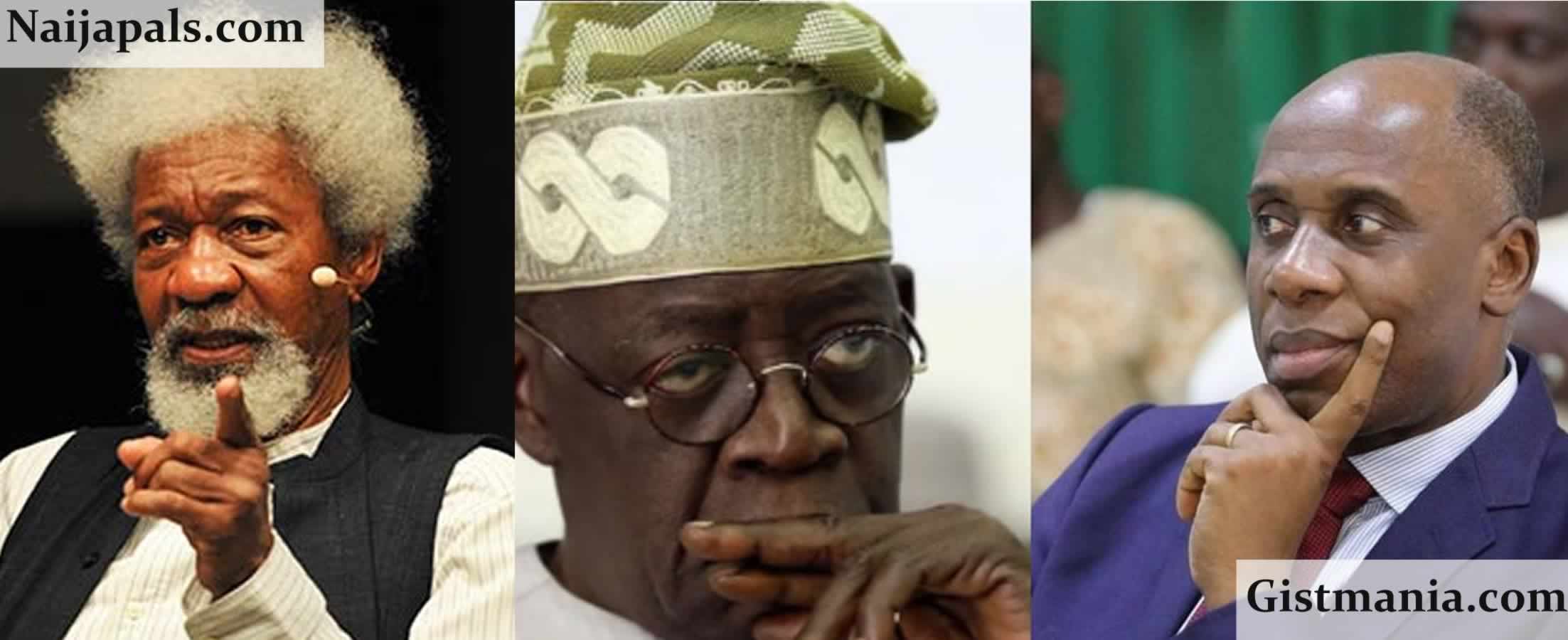 &quot;He Gave Tinubu A Taste Of His Own Medicine&quot; - Soyinka Applauds Amaechi’s Defiance At APC Primaries