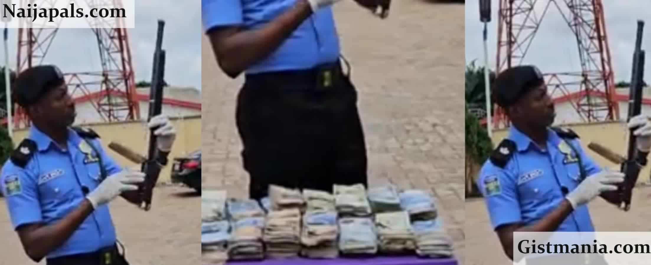 Kidnappers Nabbed With ₦3M Ransom After Using Fake Wooden Gun To Abduct Woman in Delta (Video)